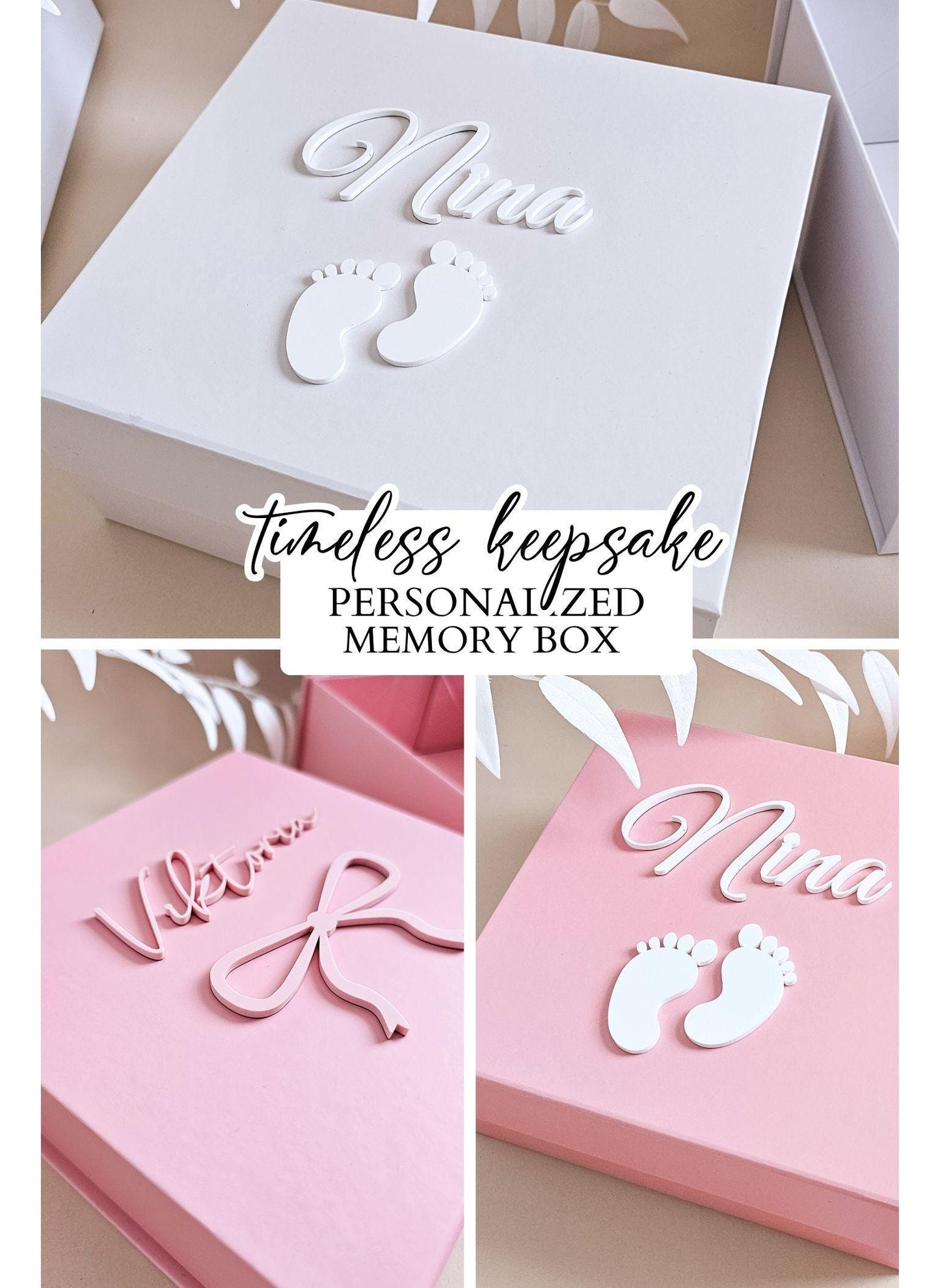 Personalized Empty Magnetic Gift Box