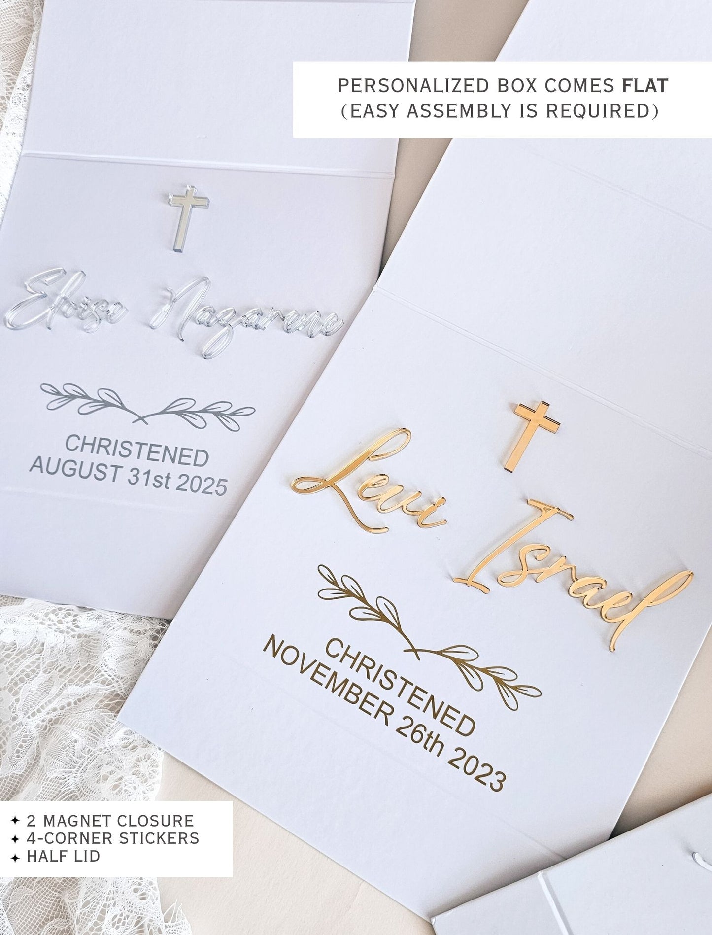 Custom Christening Box