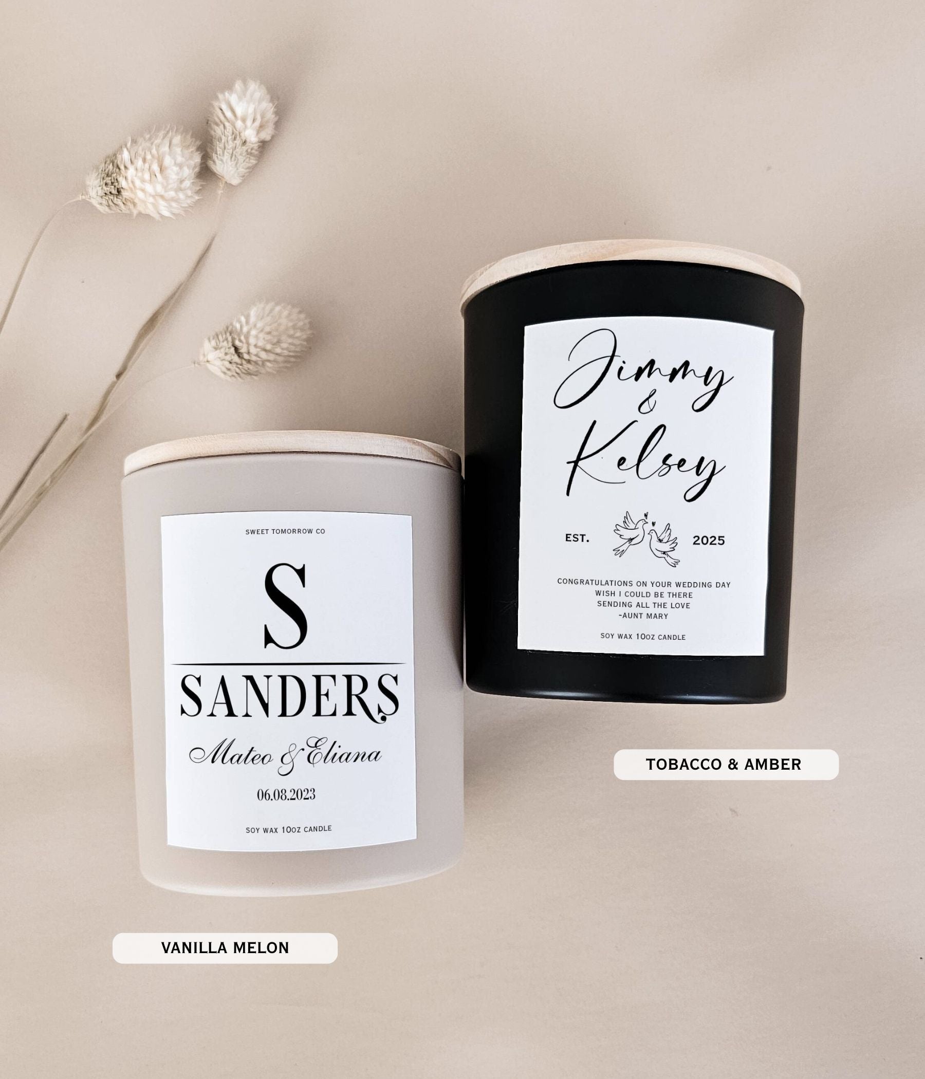 Newlywed Memory Candle Gift Box