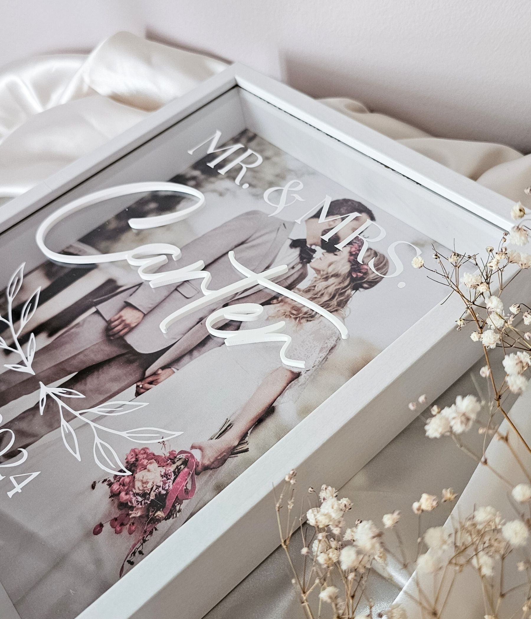 Mr. & Mrs. Frame Keepsake Box