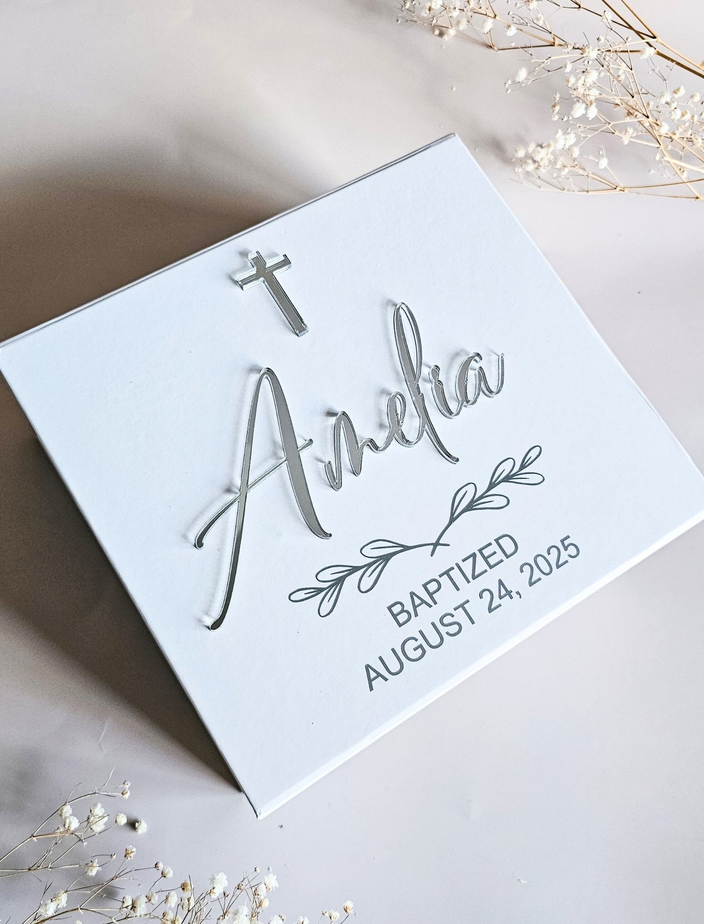 Custom Christening Box