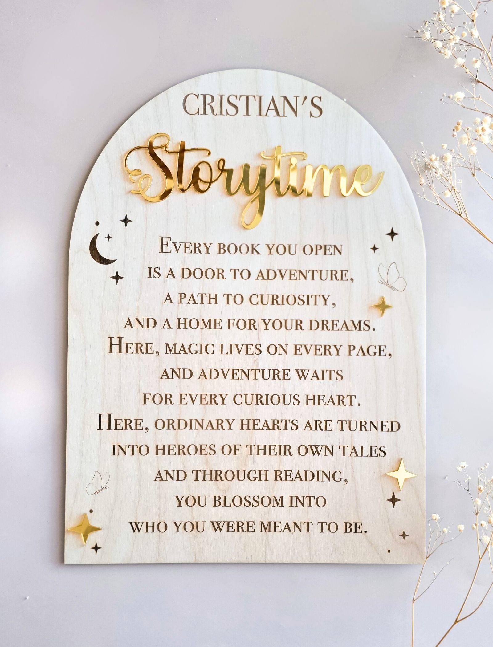 Storytime Arch Wall Sign
