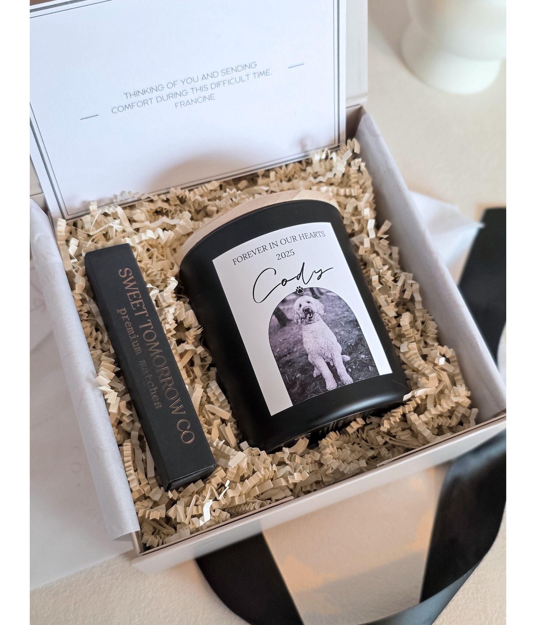 Pet Memorial Candle Sympathy Gift Box