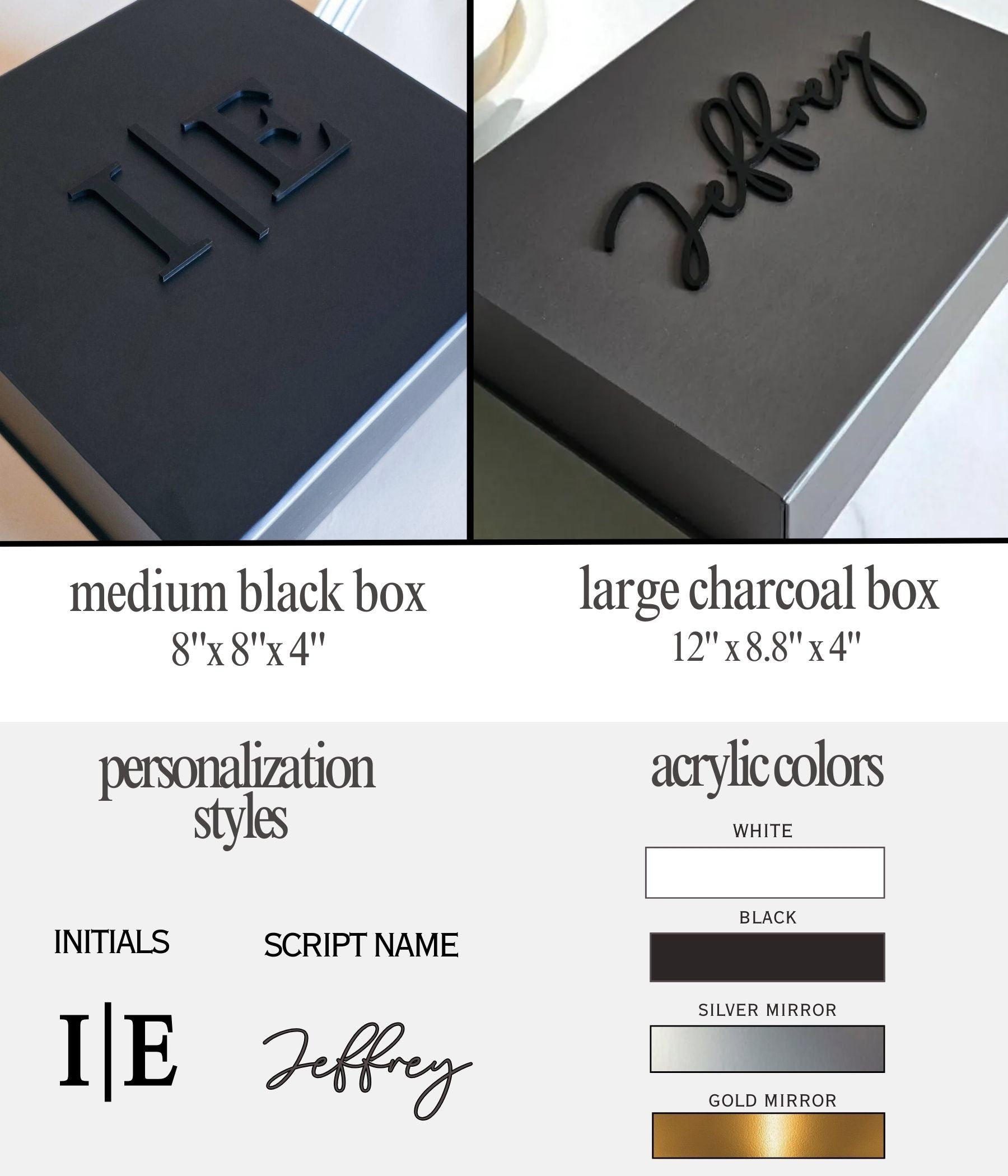 Classic Monogram Keepsake Gift Box