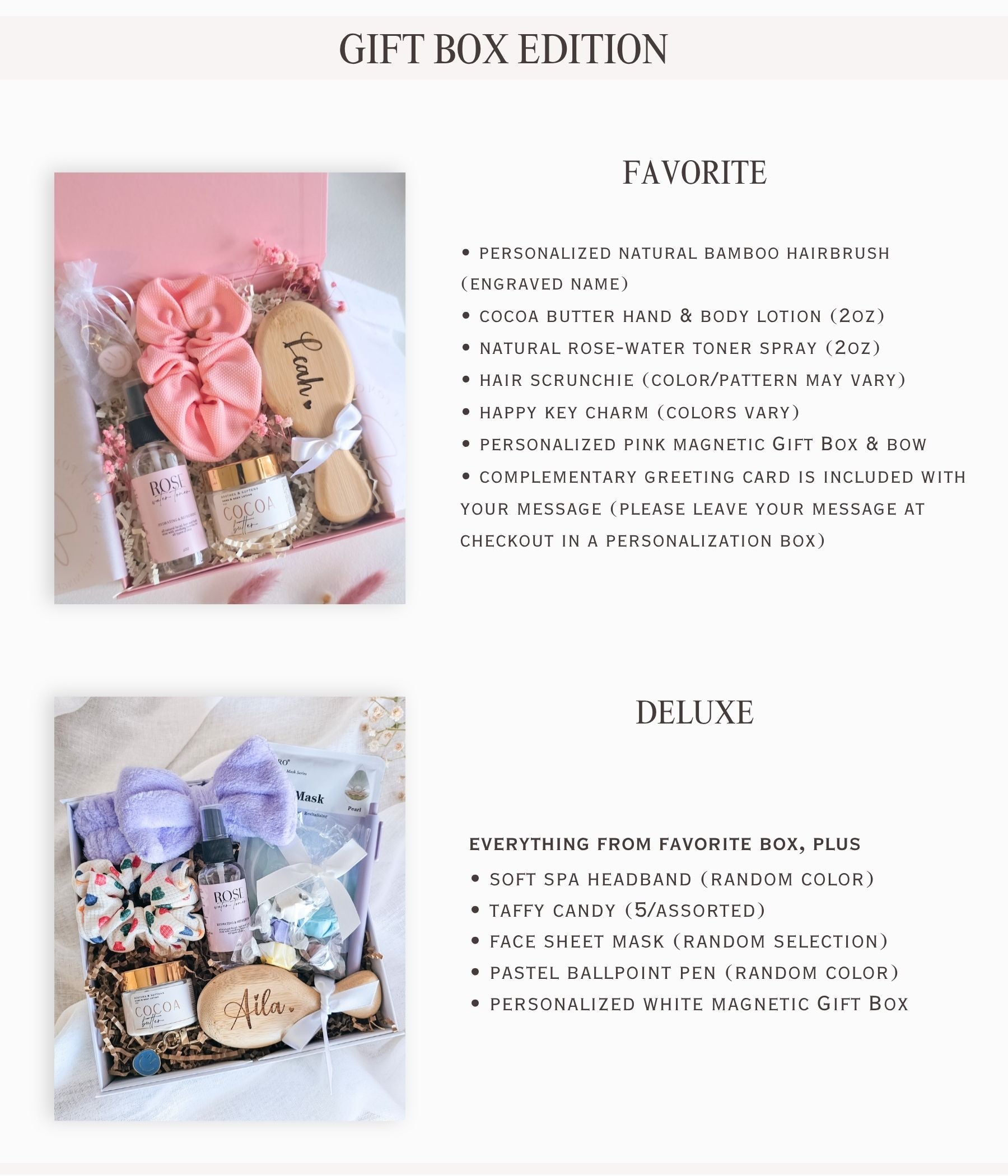 Personalized Spa Gift Box for Tween & Teen Girls
