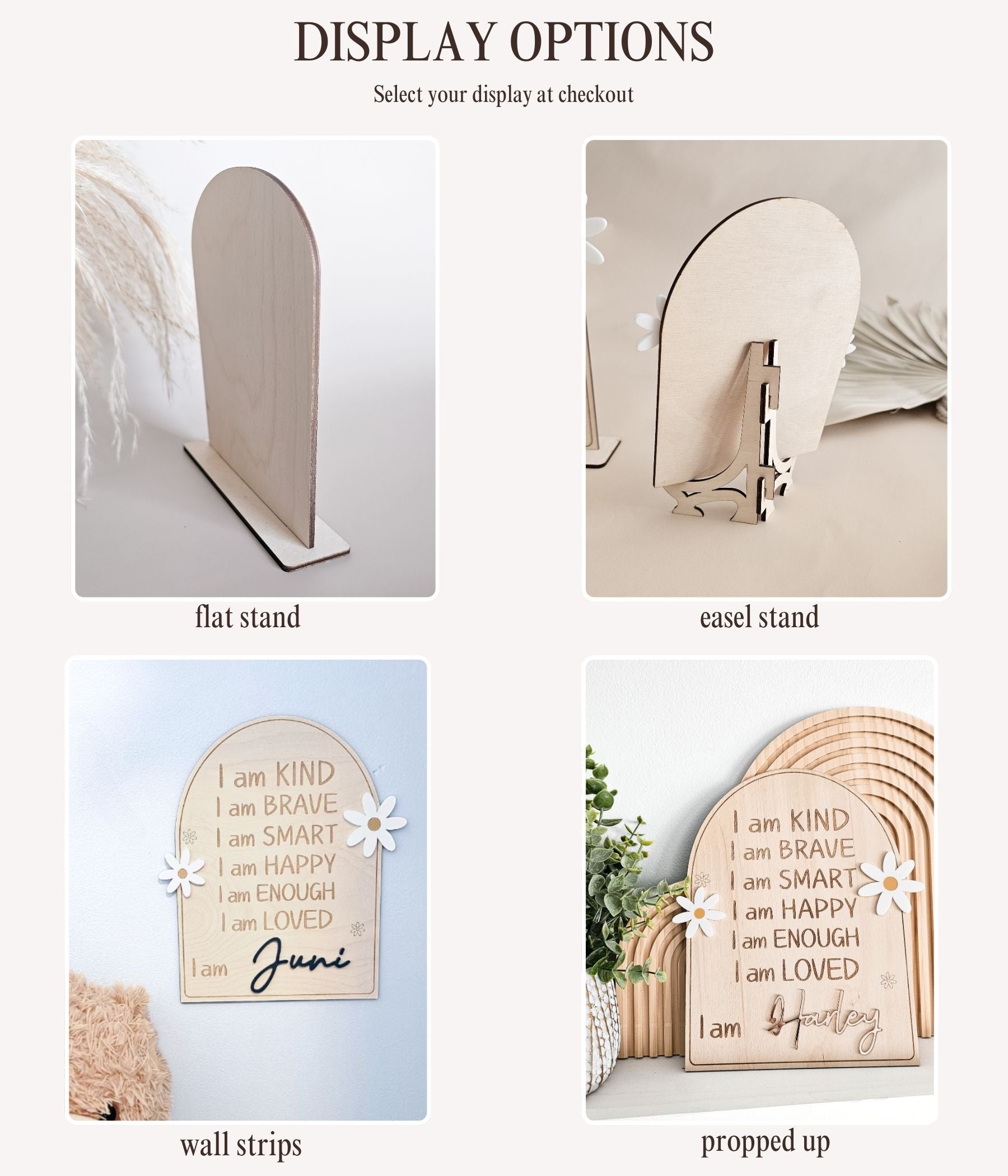 Affirmation Daisy Sign