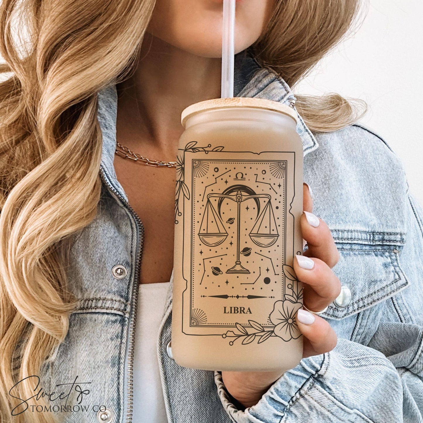 Zodiac Tarot Glass Tumbler