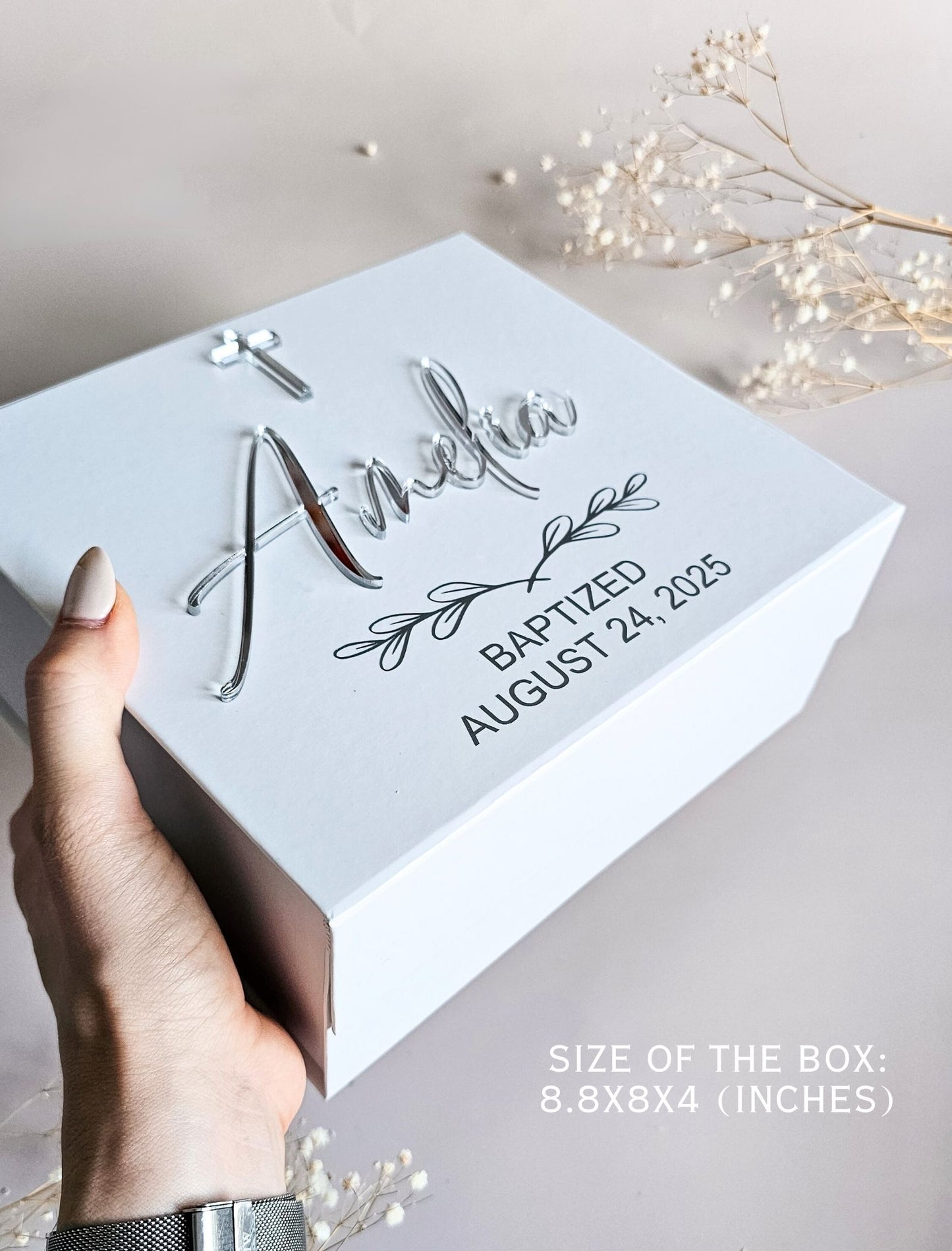 Custom Christening Box