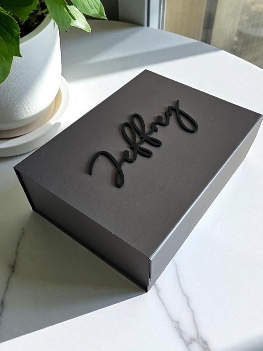Personalized Empty Magnetic Gift Box