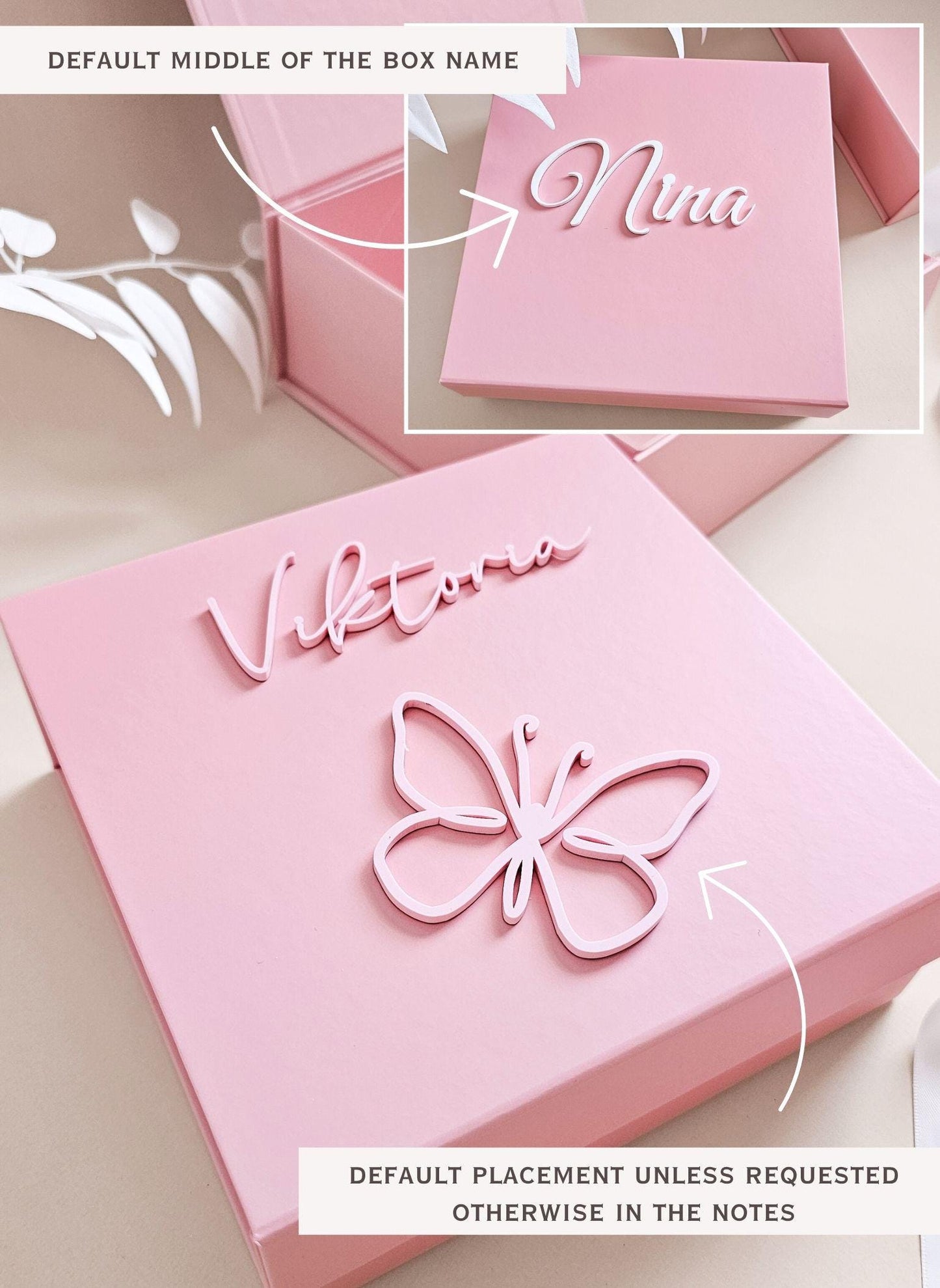 Personalized Empty Magnetic Gift Box