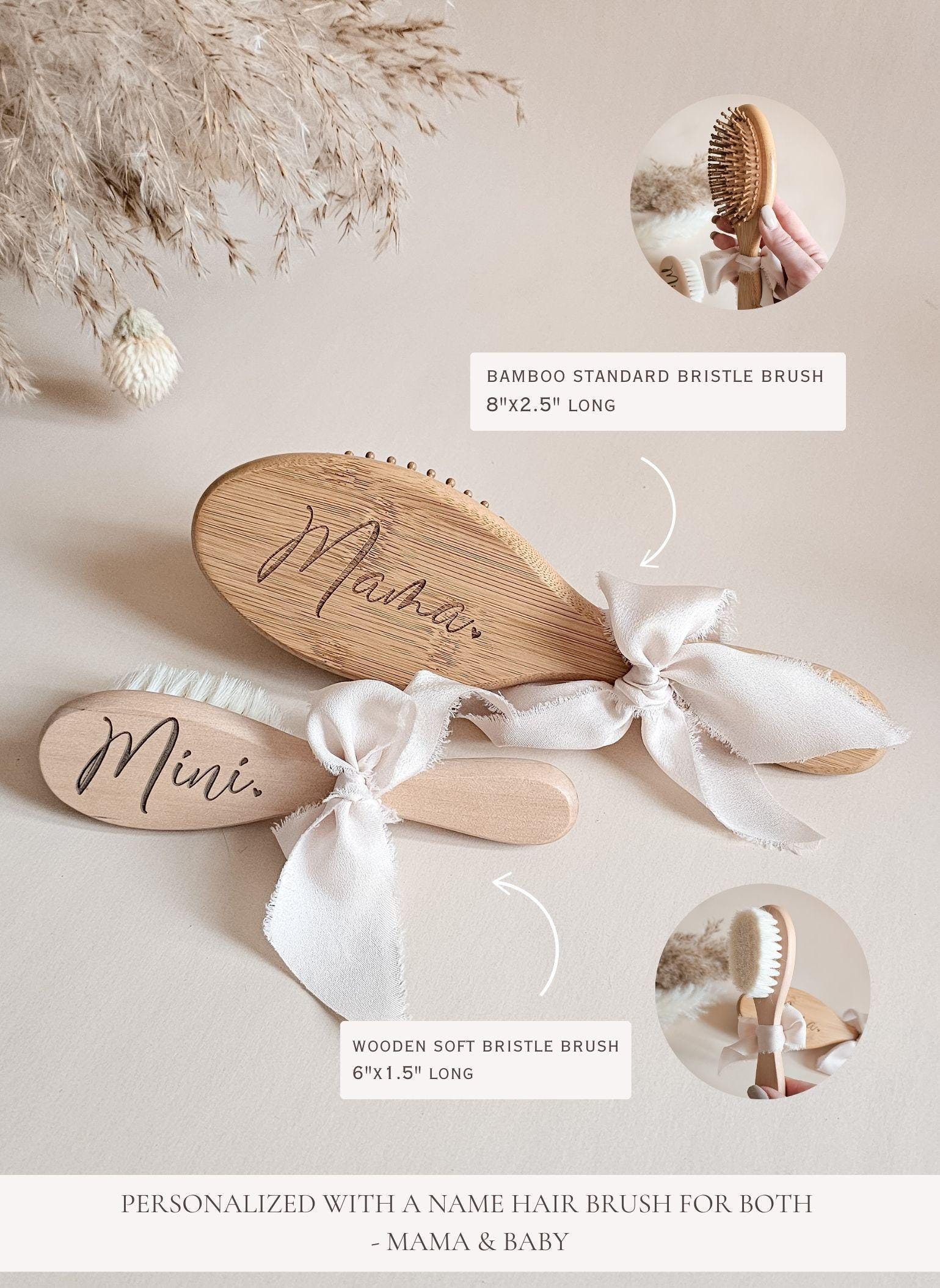 Mom & Baby Hair Brush Set