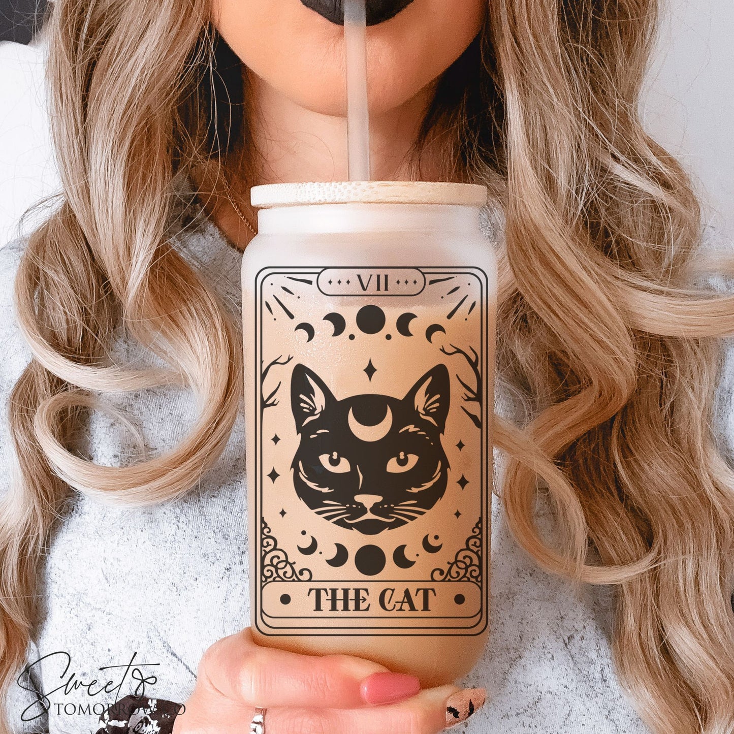 Tarot Card Glass Tumbler