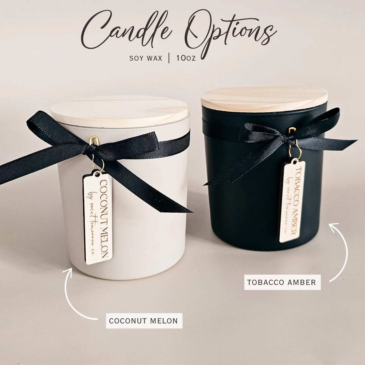 Engraved Mr. & Mrs. Candle Gift