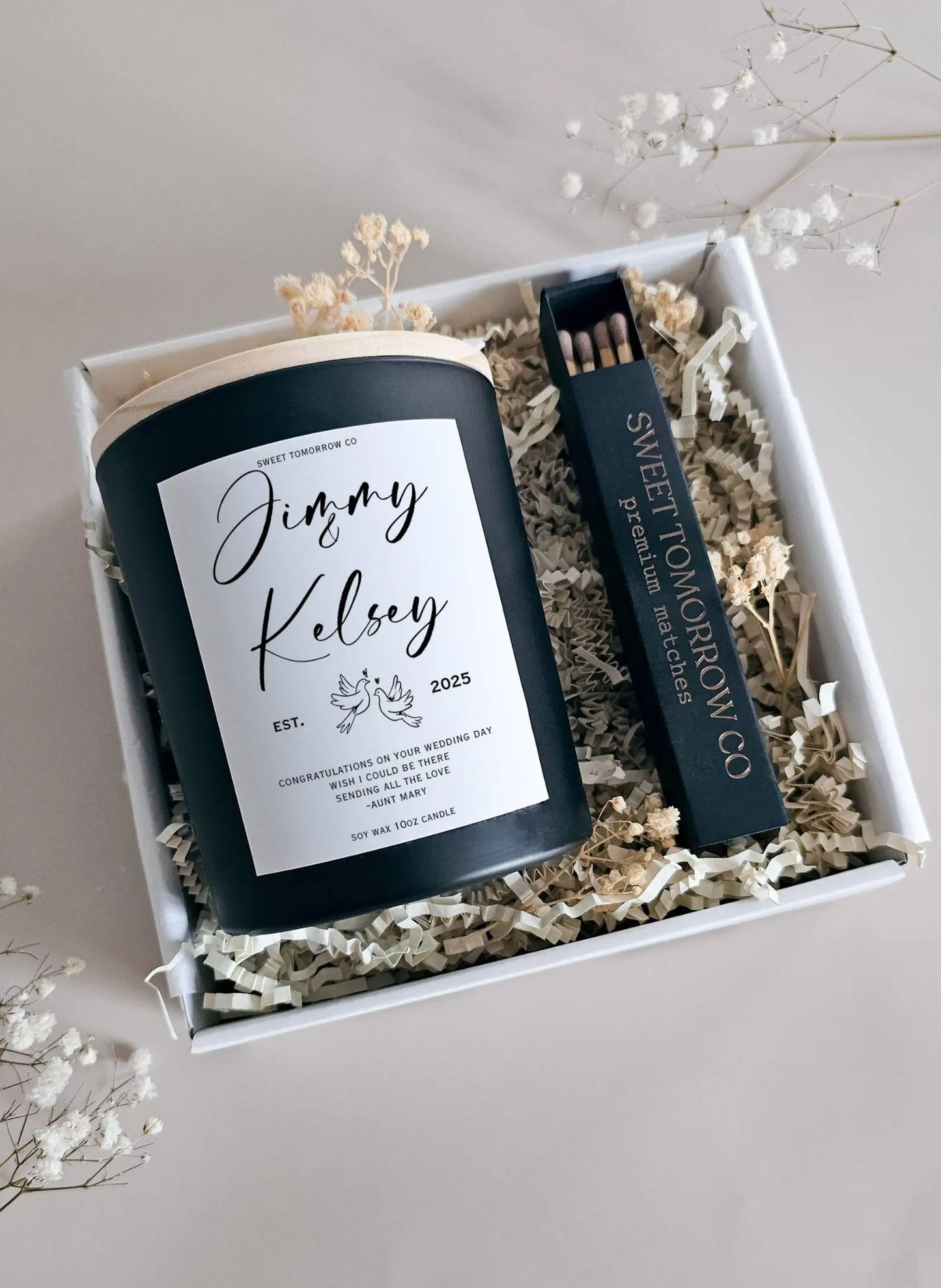 Wedding/Couple Candle Gift Box