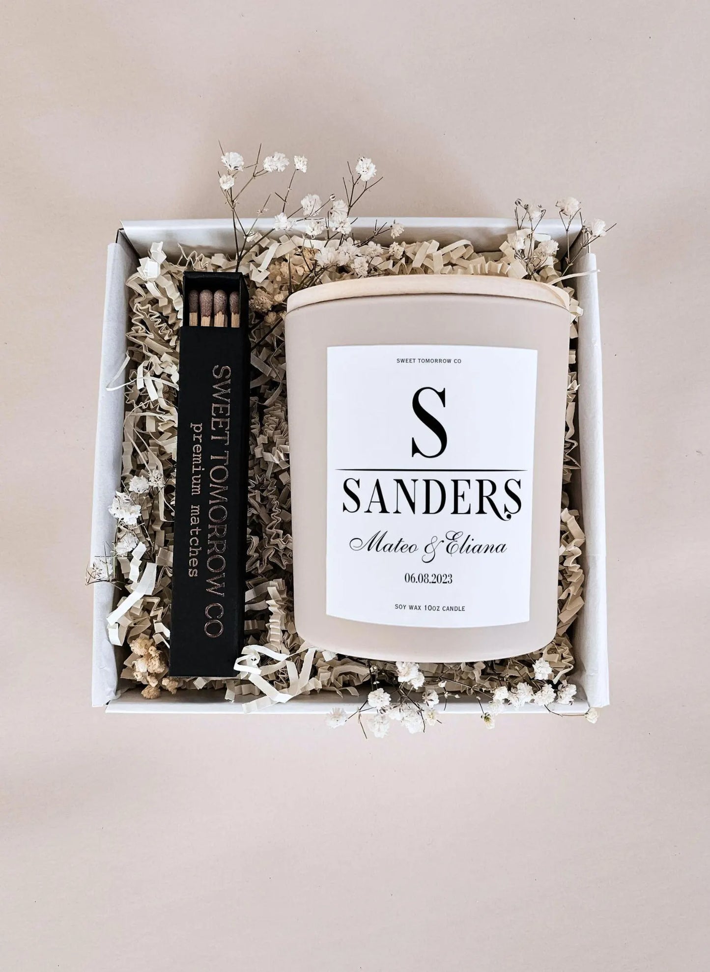 Wedding/Couple Candle Gift Box