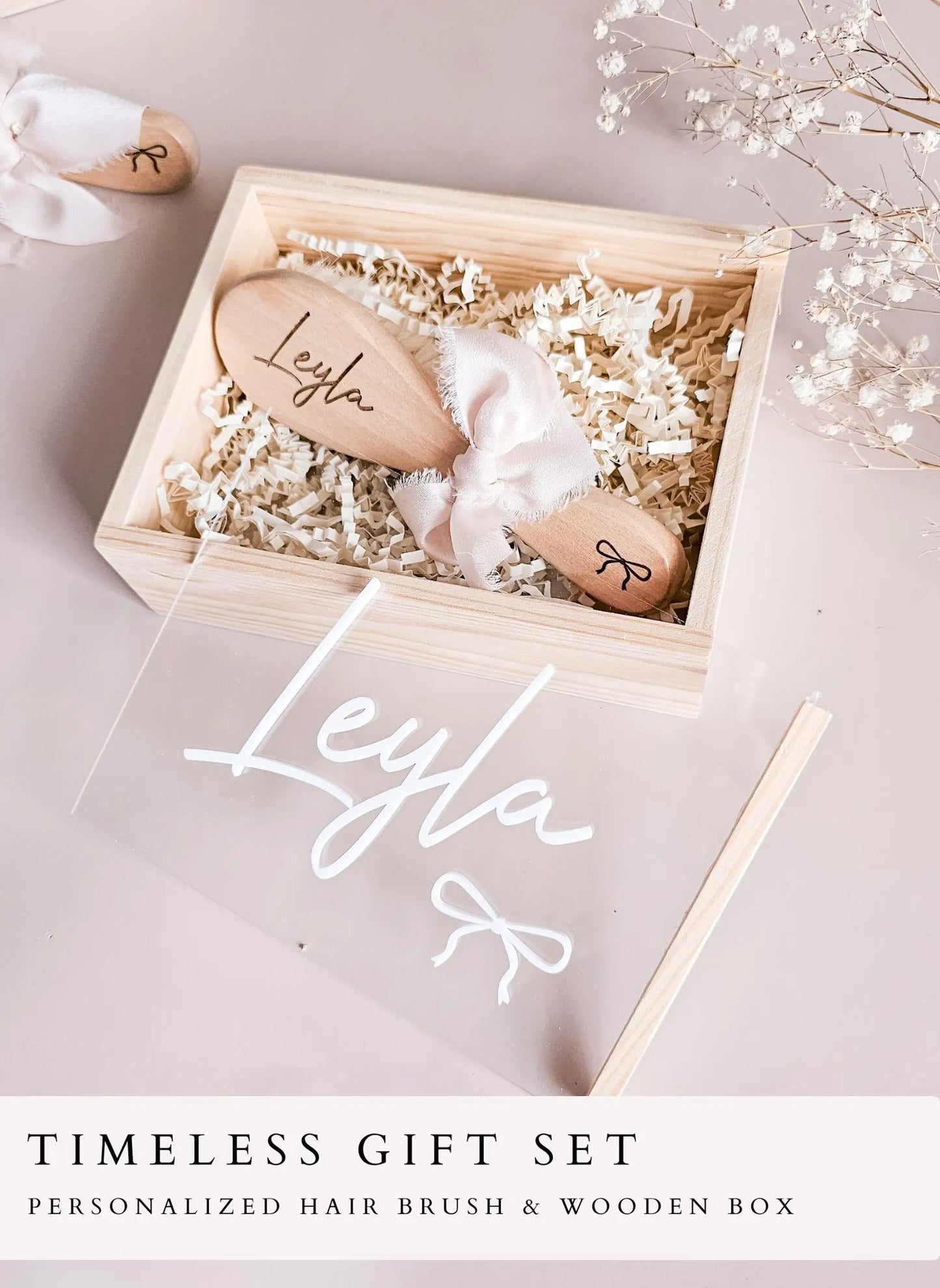 Custom Wooden Baby Set