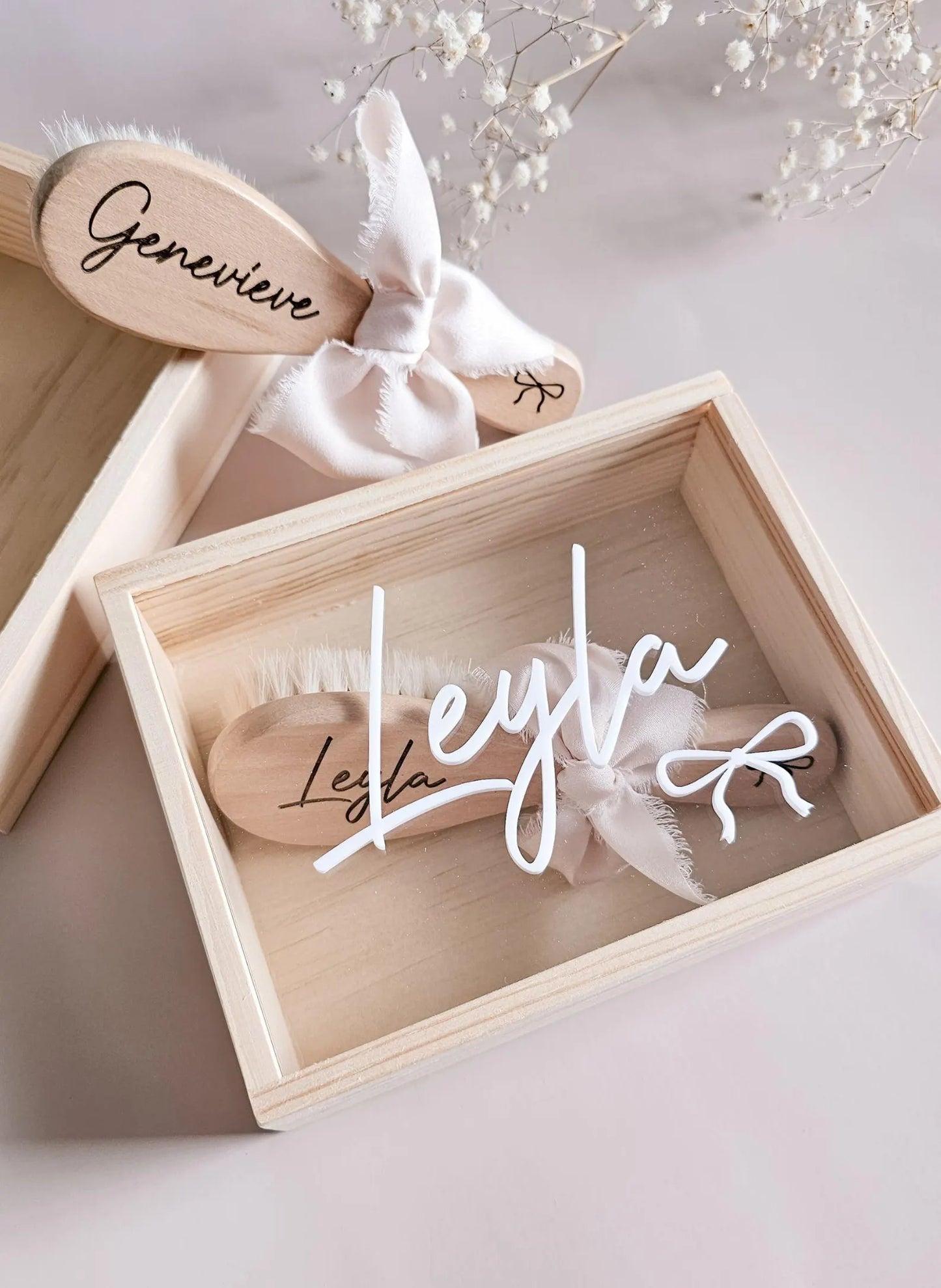 Custom Wooden Baby Set
