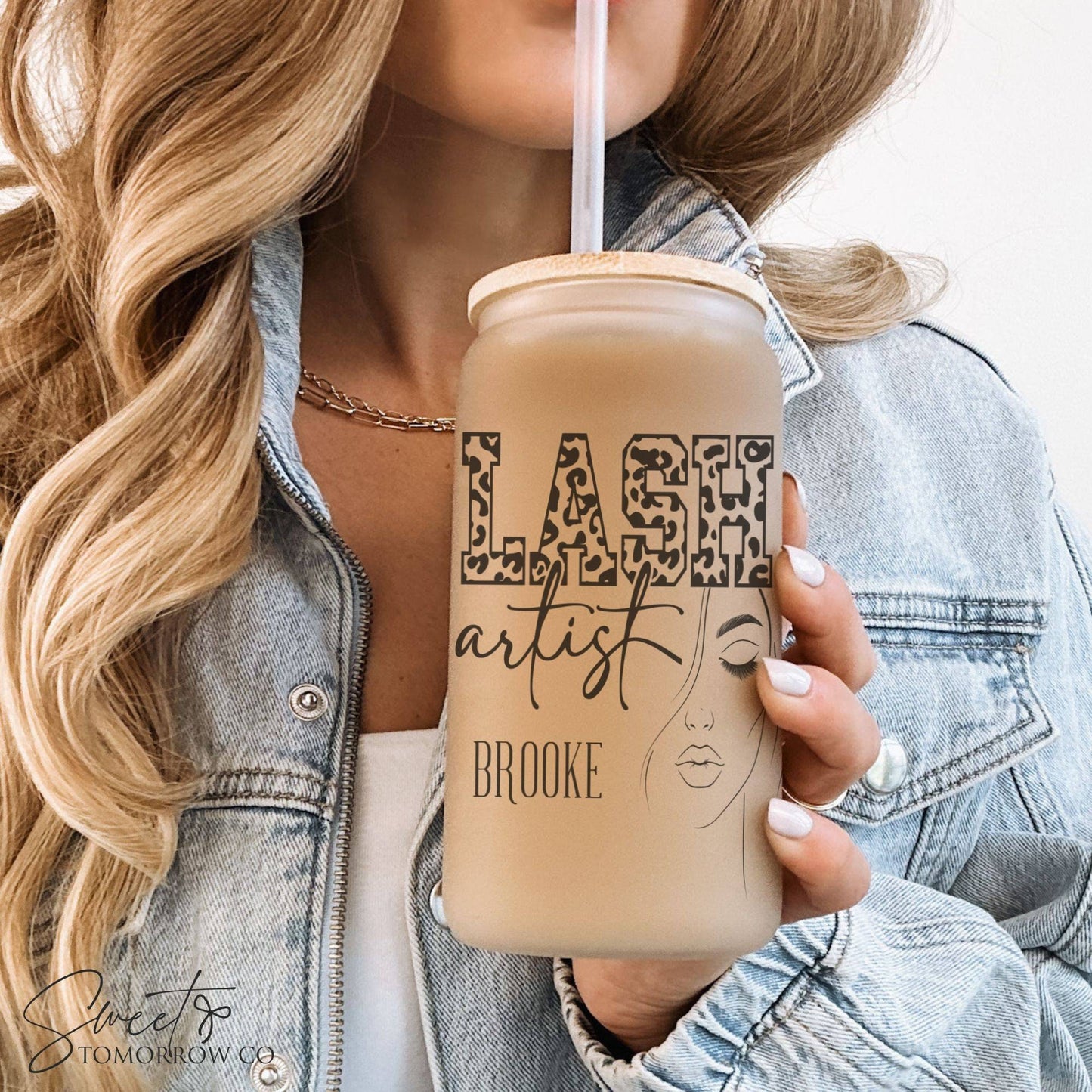 Lash Artist Glass Tumbler