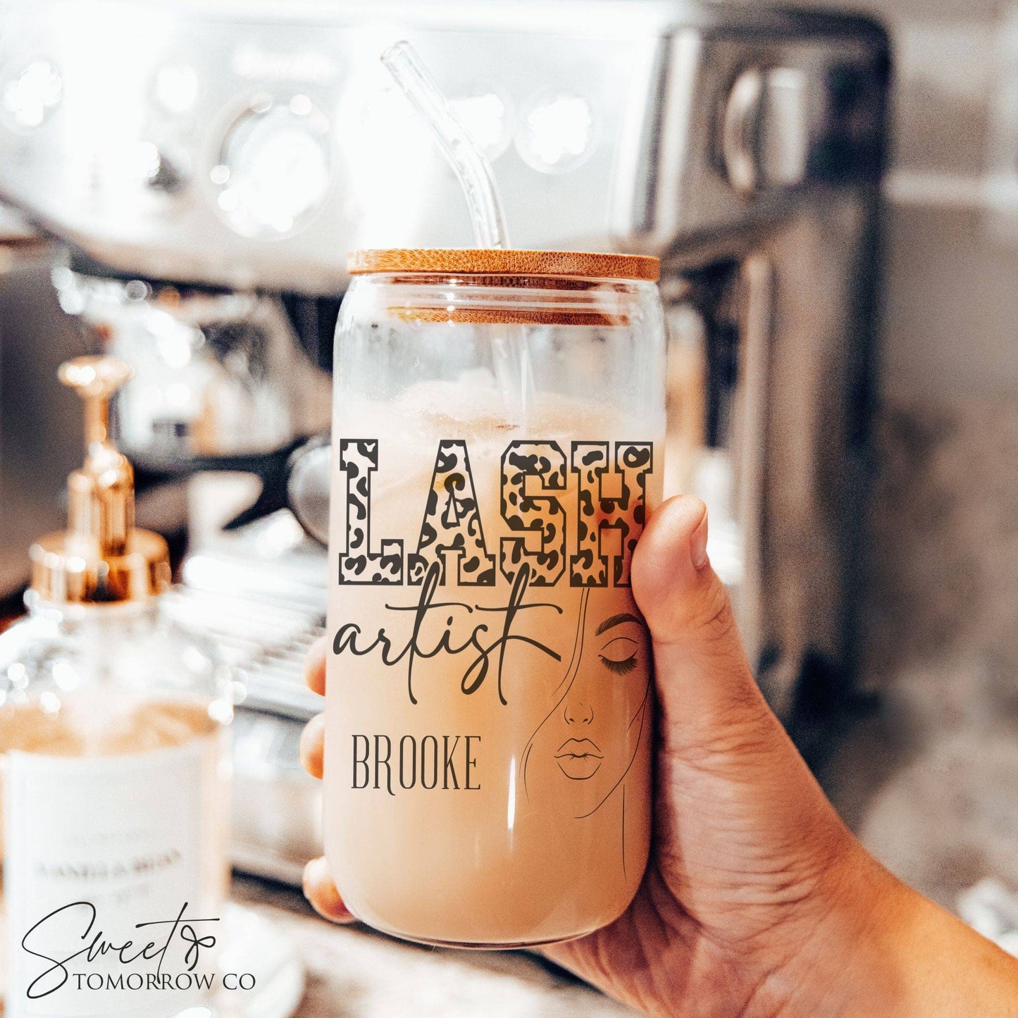 Lash Artist Glass Tumbler