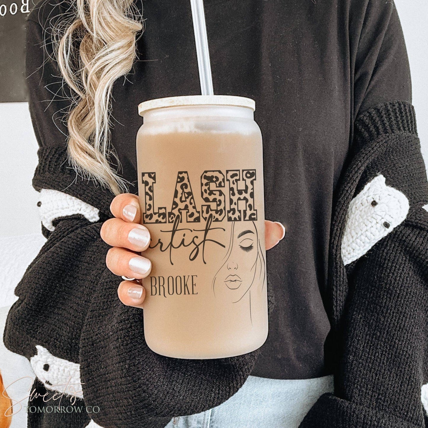 Lash Artist Glass Tumbler