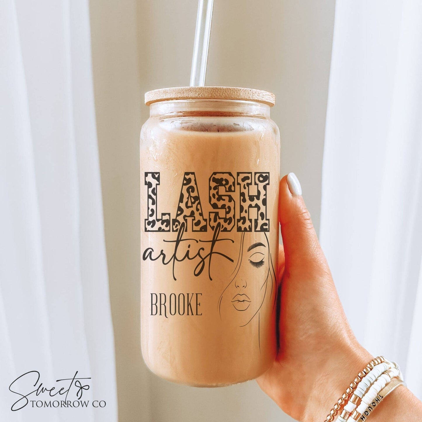 Lash Artist Glass Tumbler