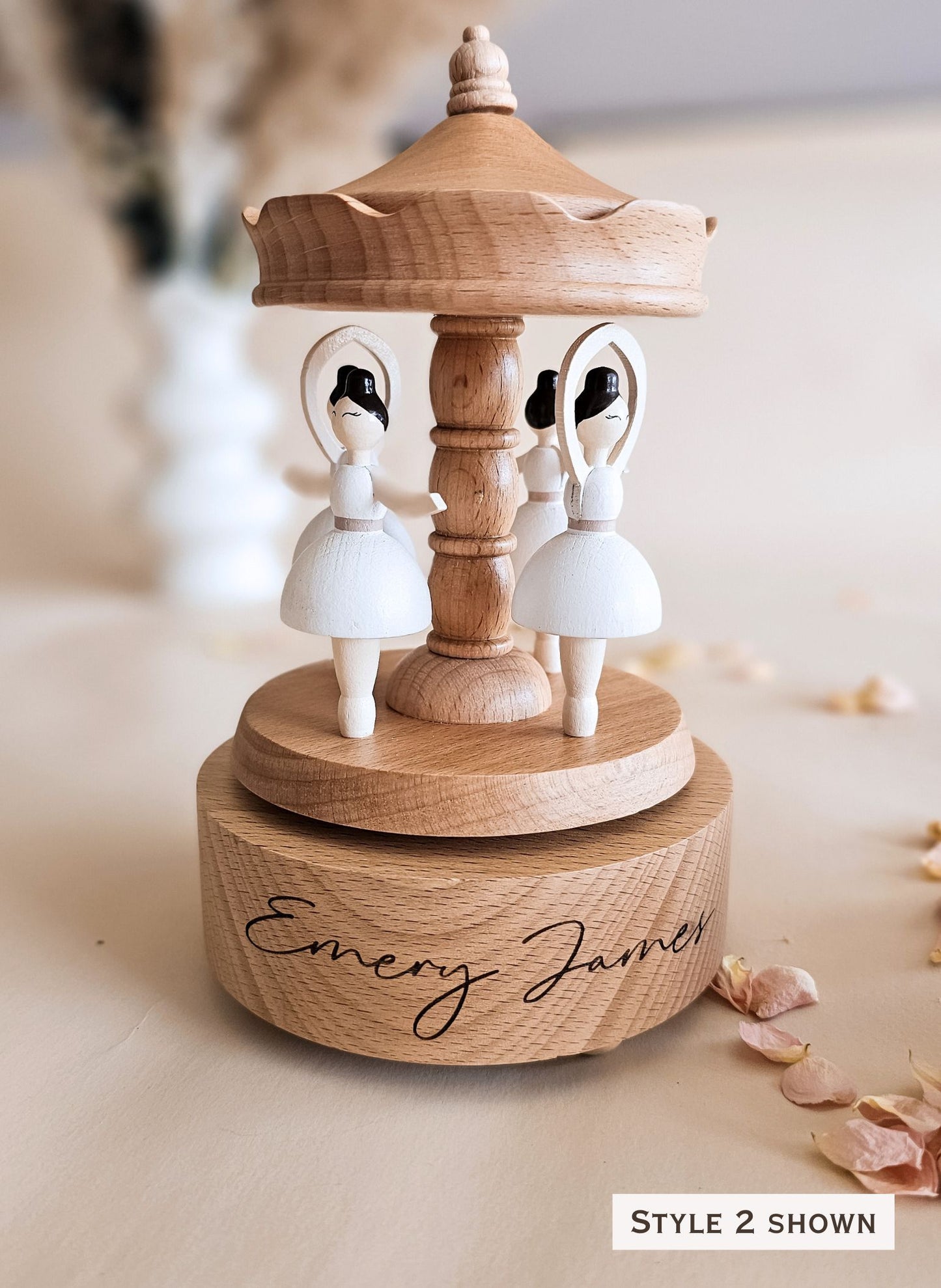 Personalized Music Carousel Box