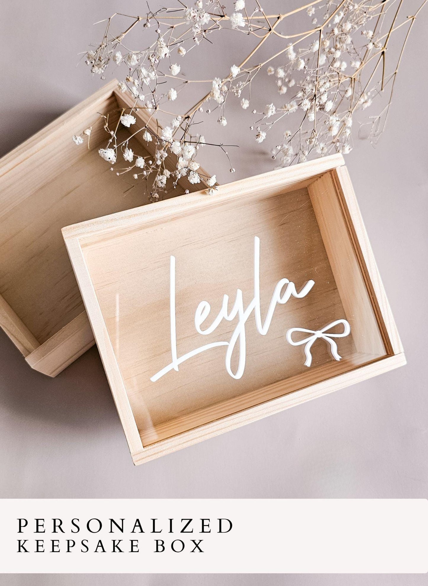 Wooden Baby Keepsake Set