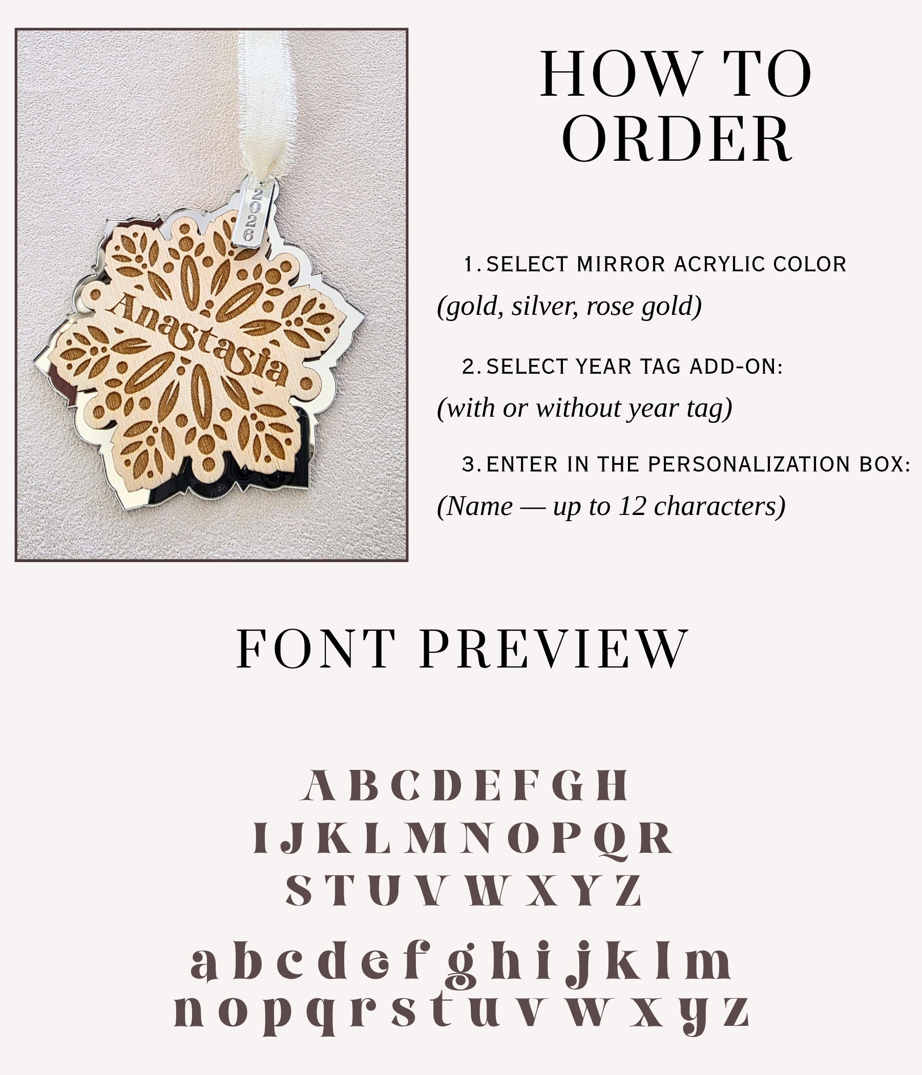 Snowflake Ornament