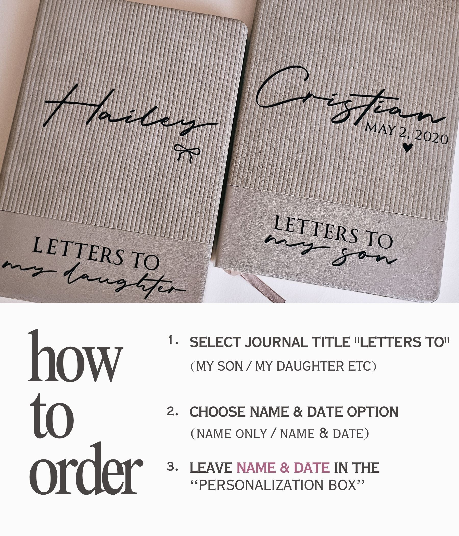 Letters to my Son/Daughter Journal