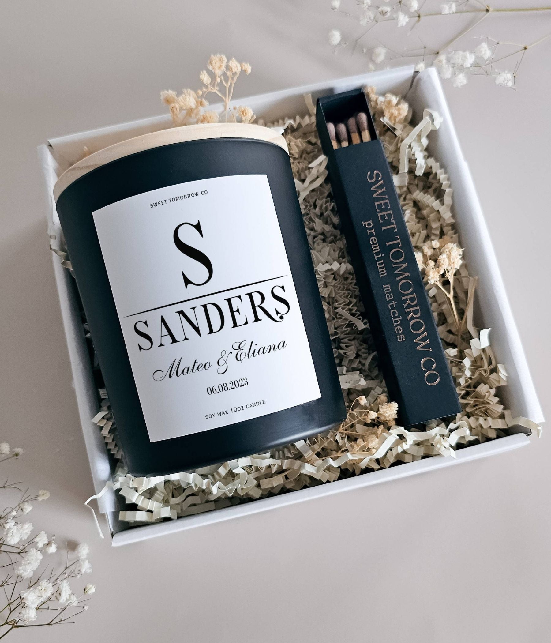 Newlywed Memory Candle Gift Box