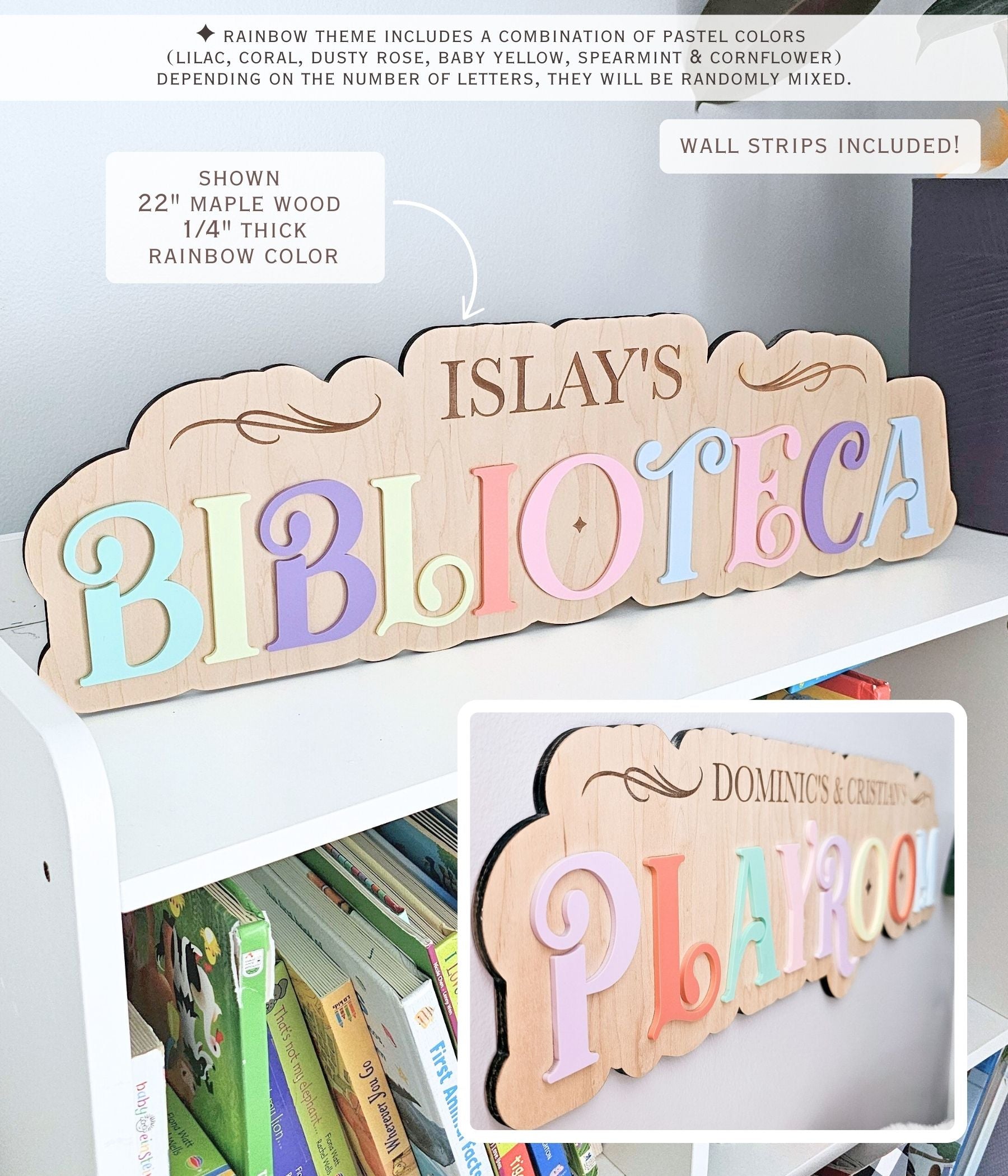 Custom Kids Room Room Sign with Name