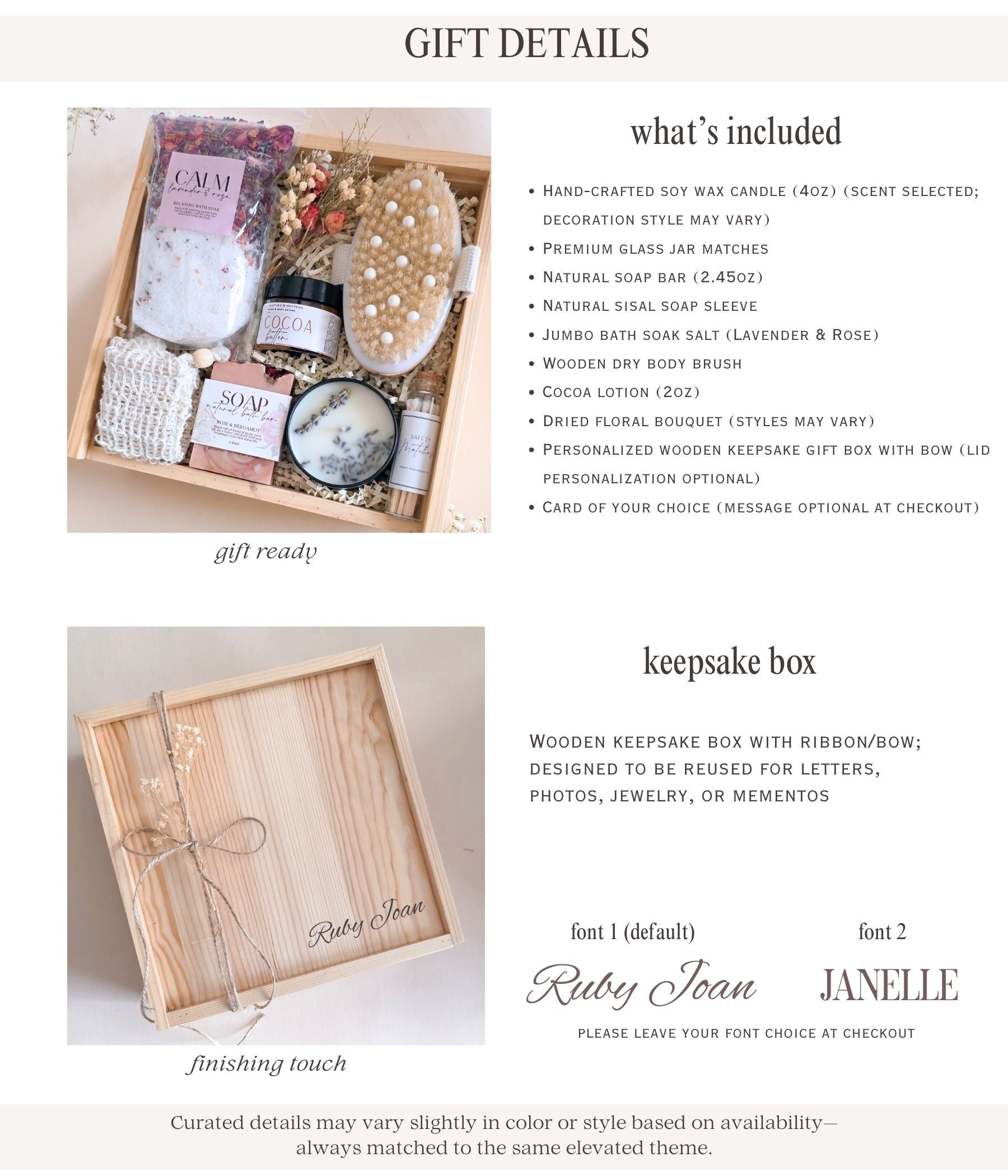 Indulge Luxury Wooden Gift Box