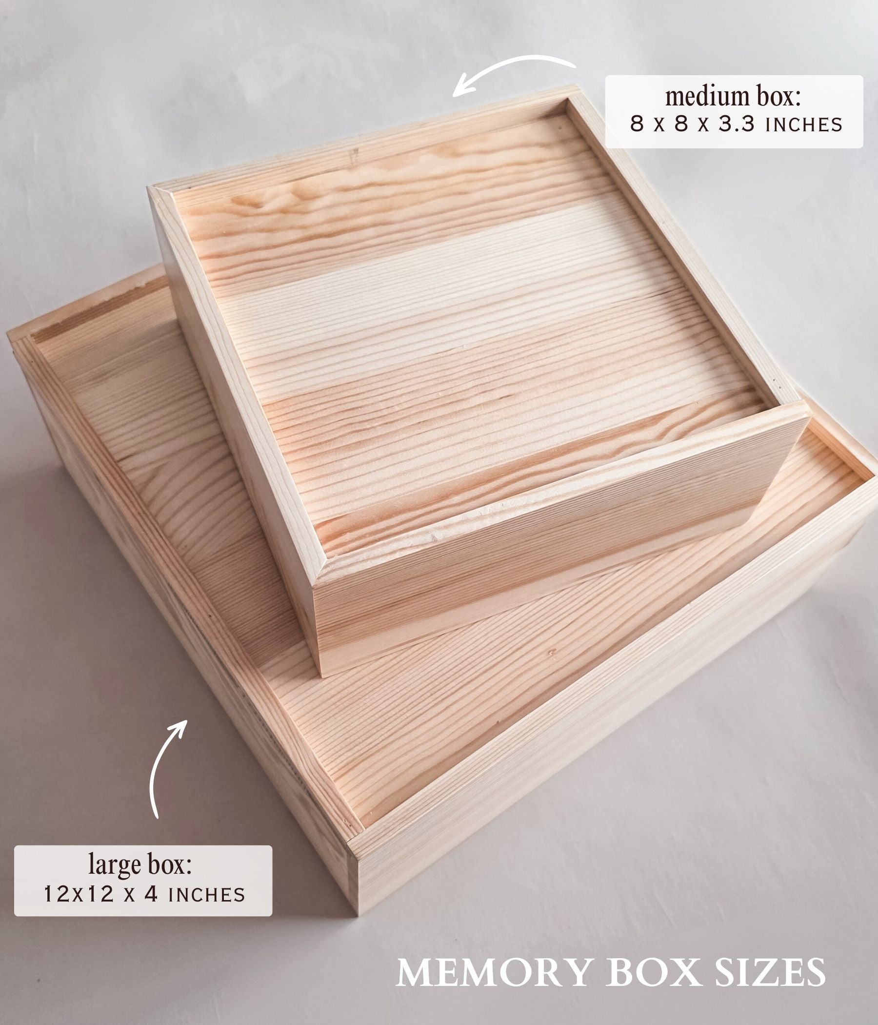 Wooden Baptism Keepsake Memory Box