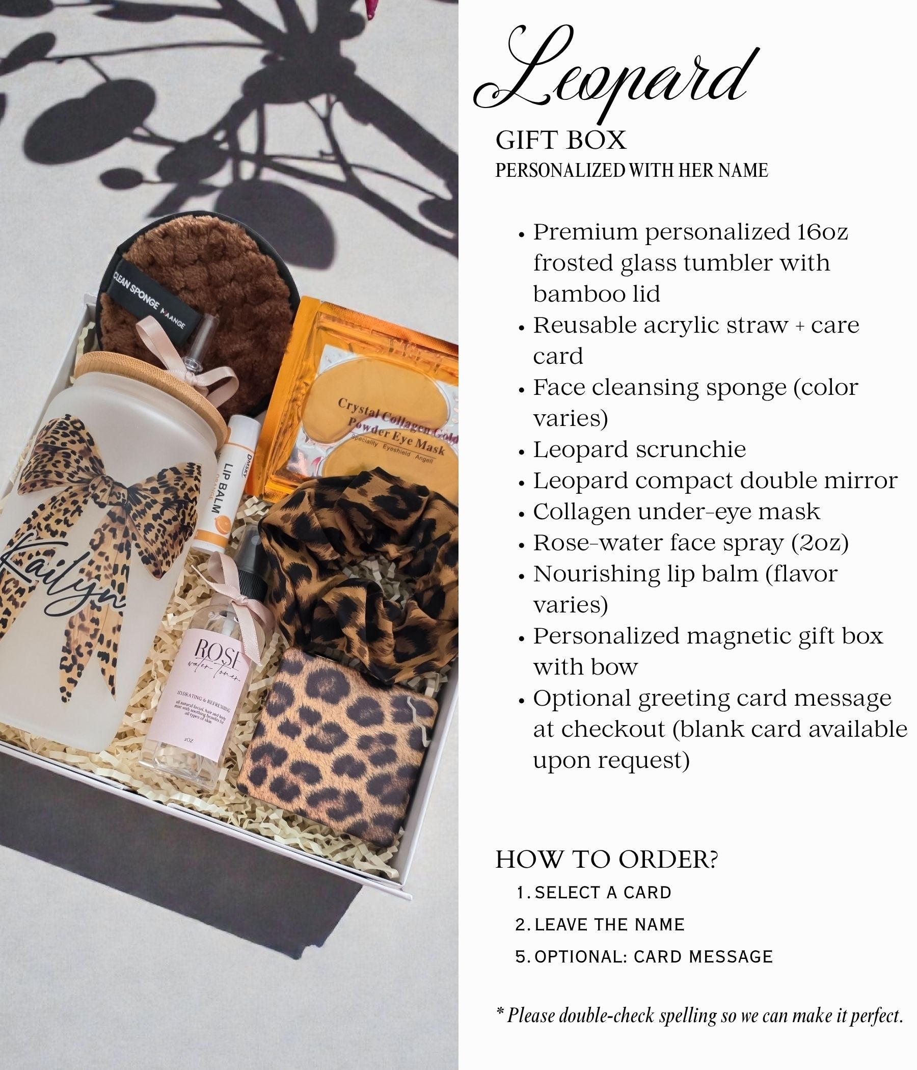 Leopard All The Way Self-Care Box