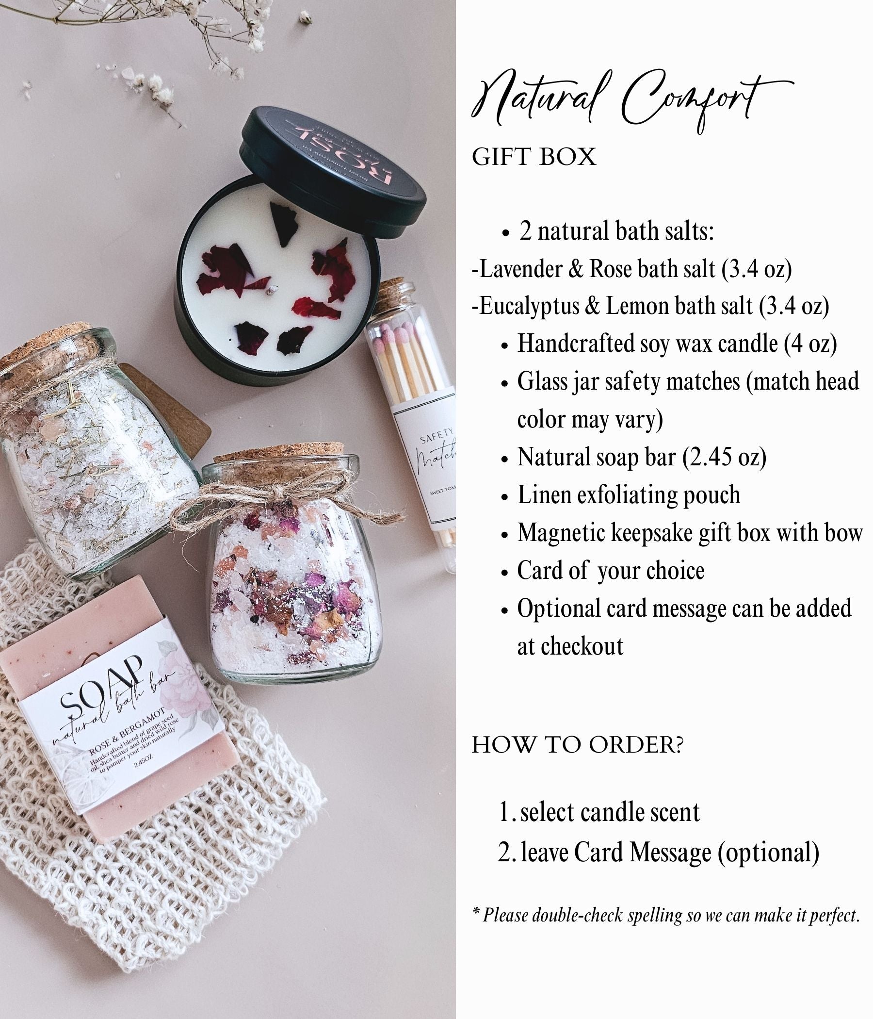 Natural Self Care Spa Gift Box