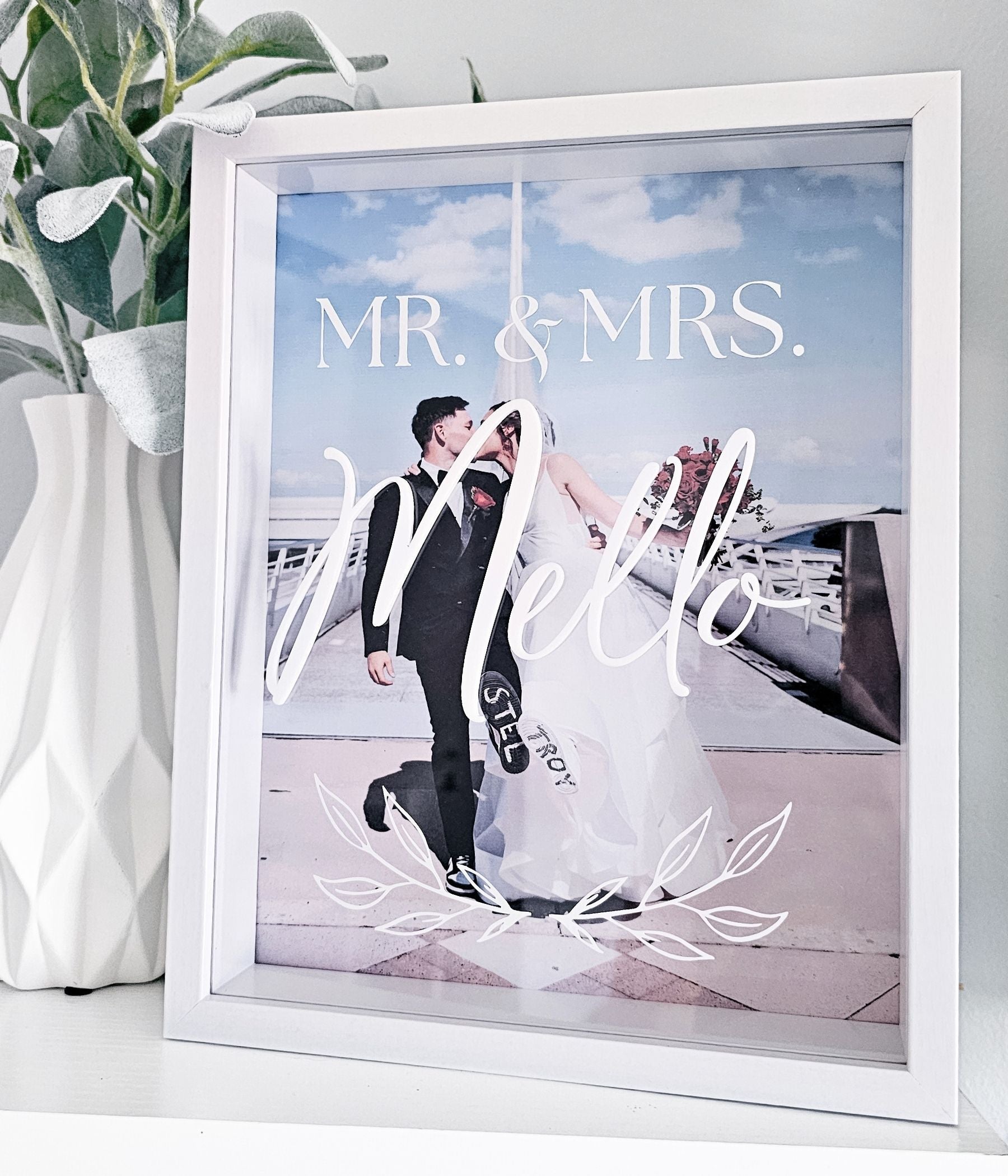 Mr. & Mrs. Frame Keepsake Box