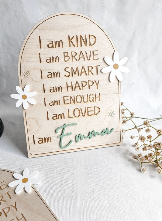 Affirmation Daisy Sign