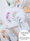 Birth Month Flower Glass Tumbler