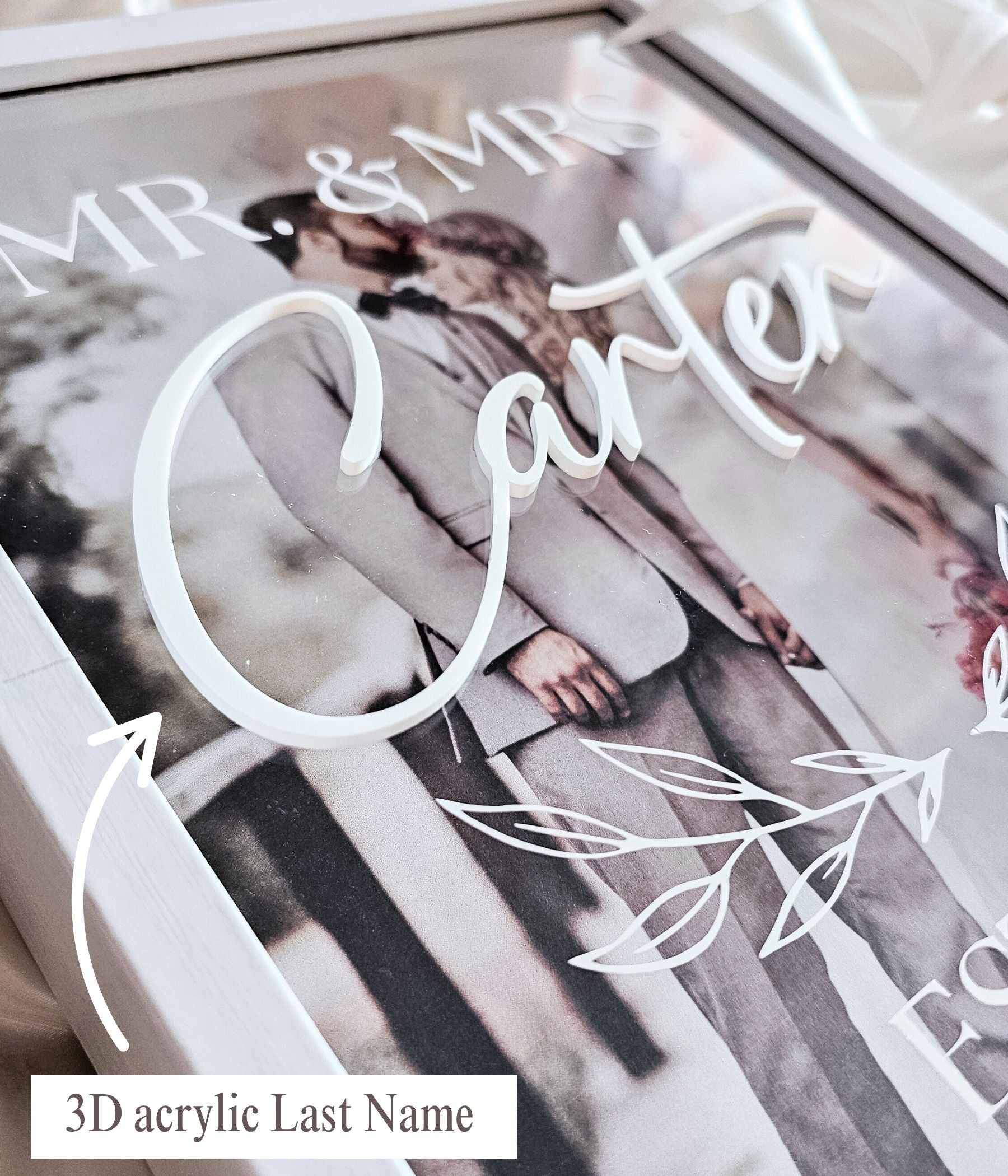 Mr. & Mrs. Frame Keepsake Box