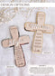 Custom Baptism Mirror Cross
