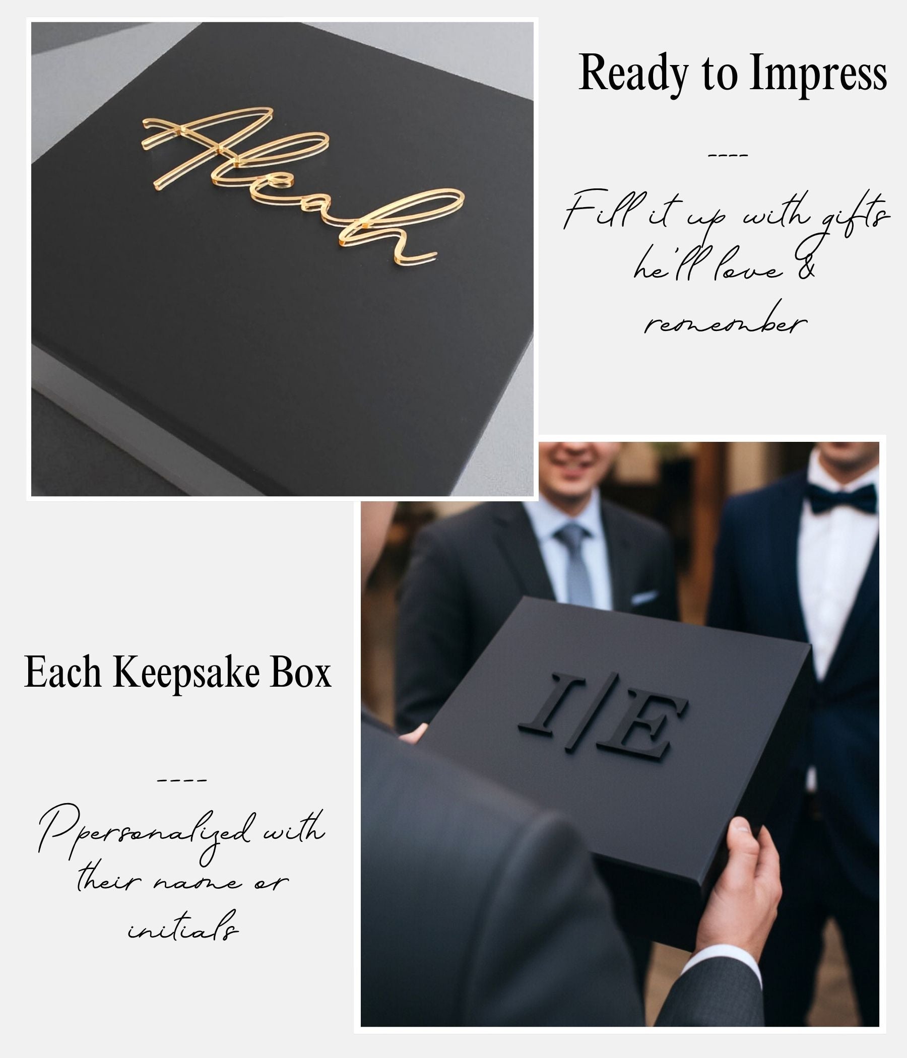 Classic Monogram Keepsake Gift Box