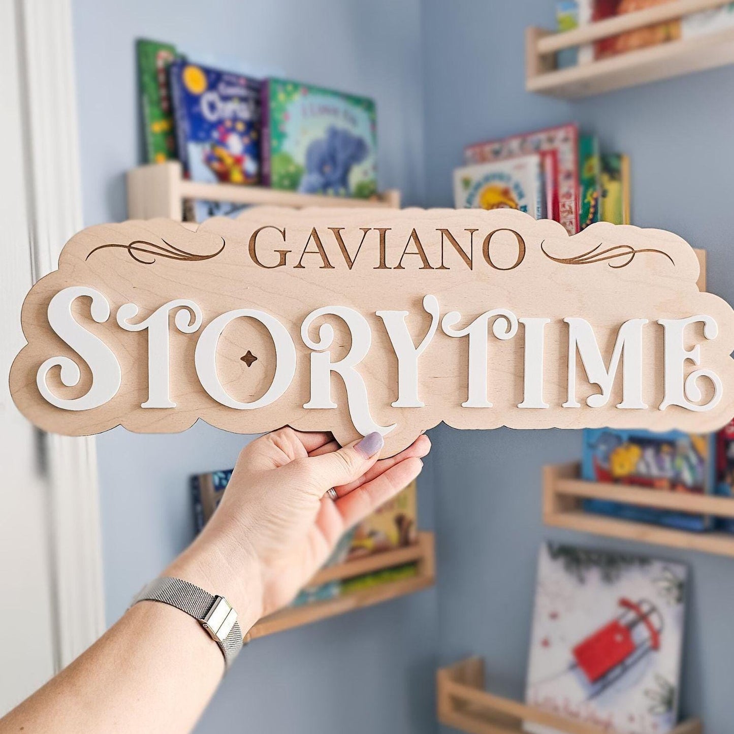 Custom Kids Room Sign (Library, Storytime, Playroom etc.)