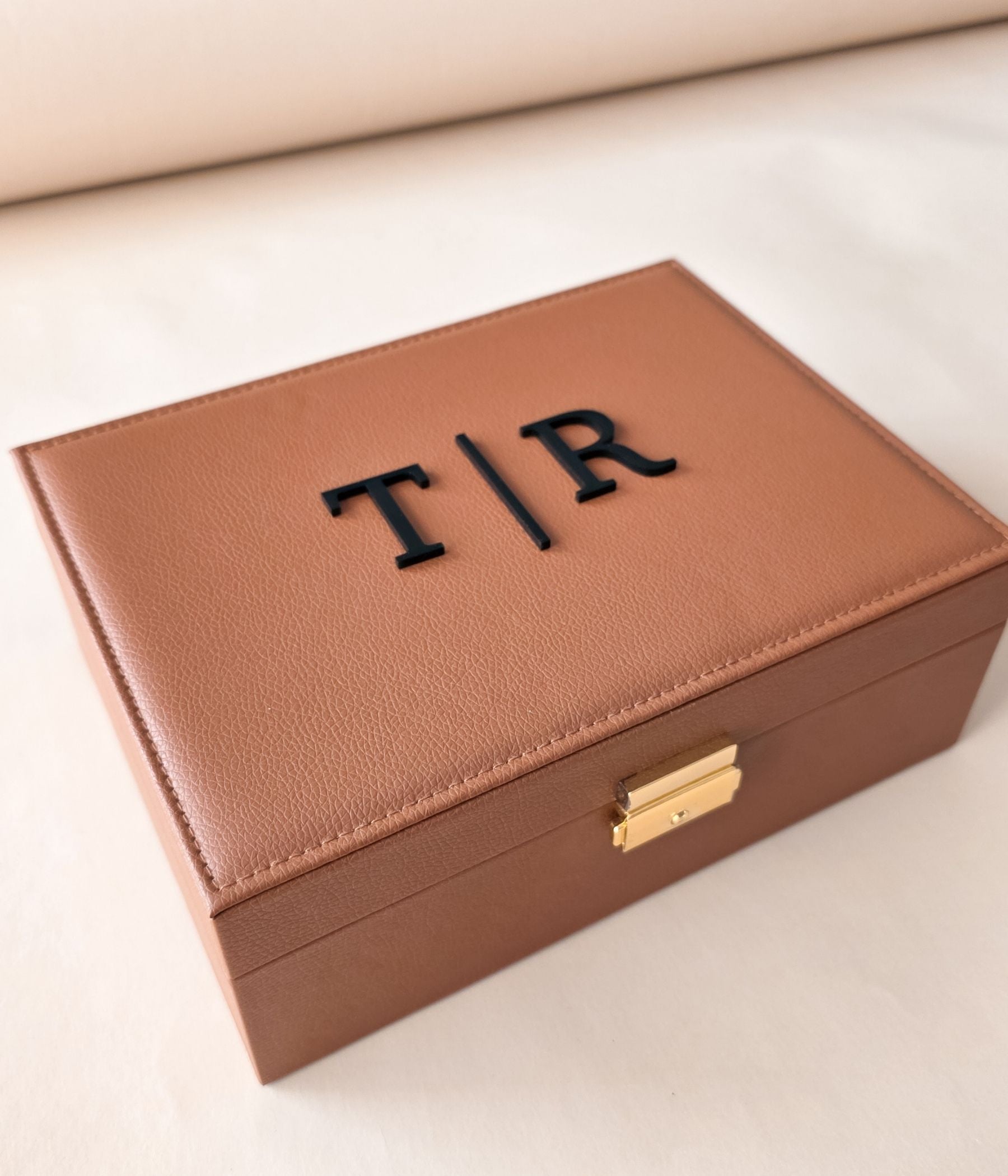 Personalized jewelry box gift for woman, boss, or birthday occasion