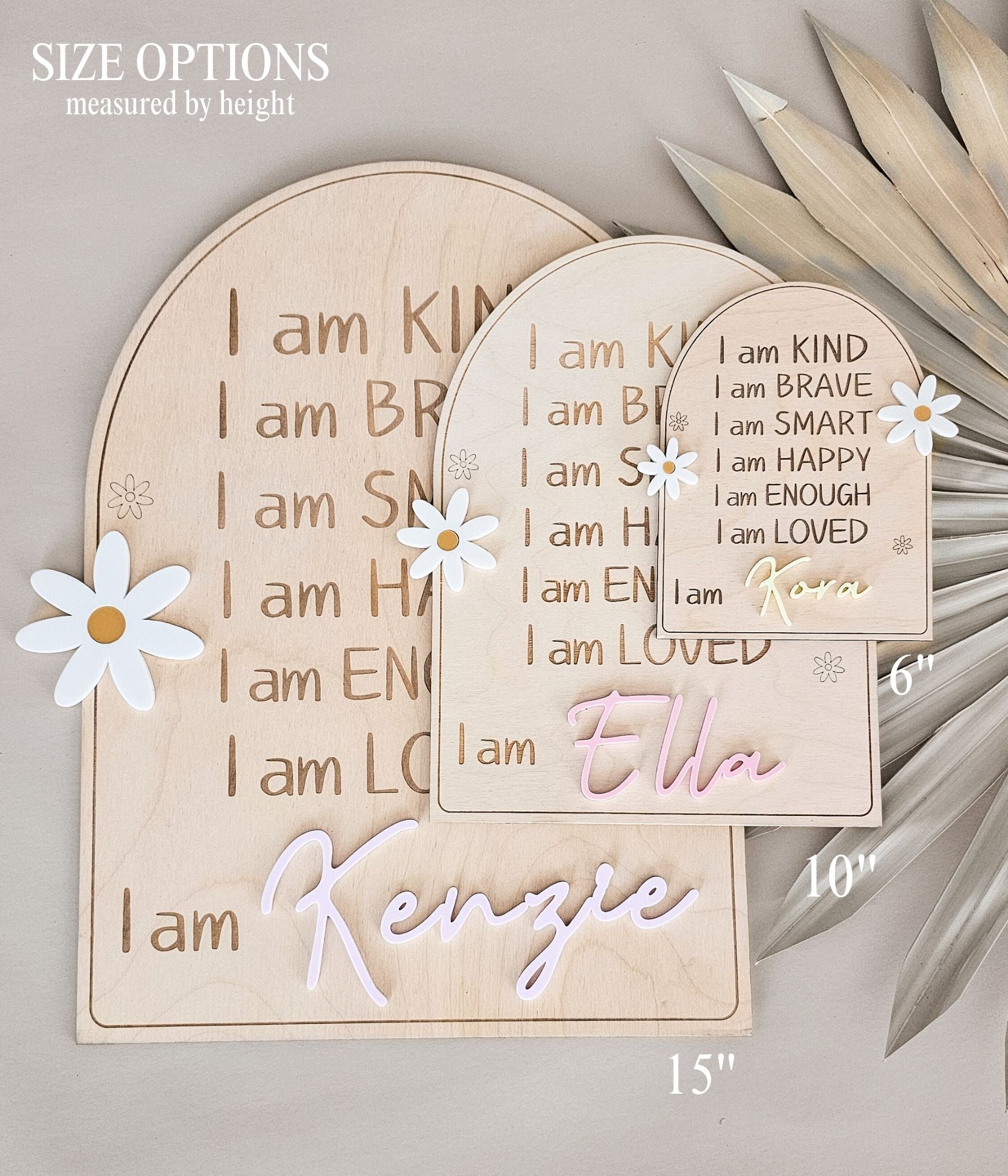Affirmation Daisy Sign