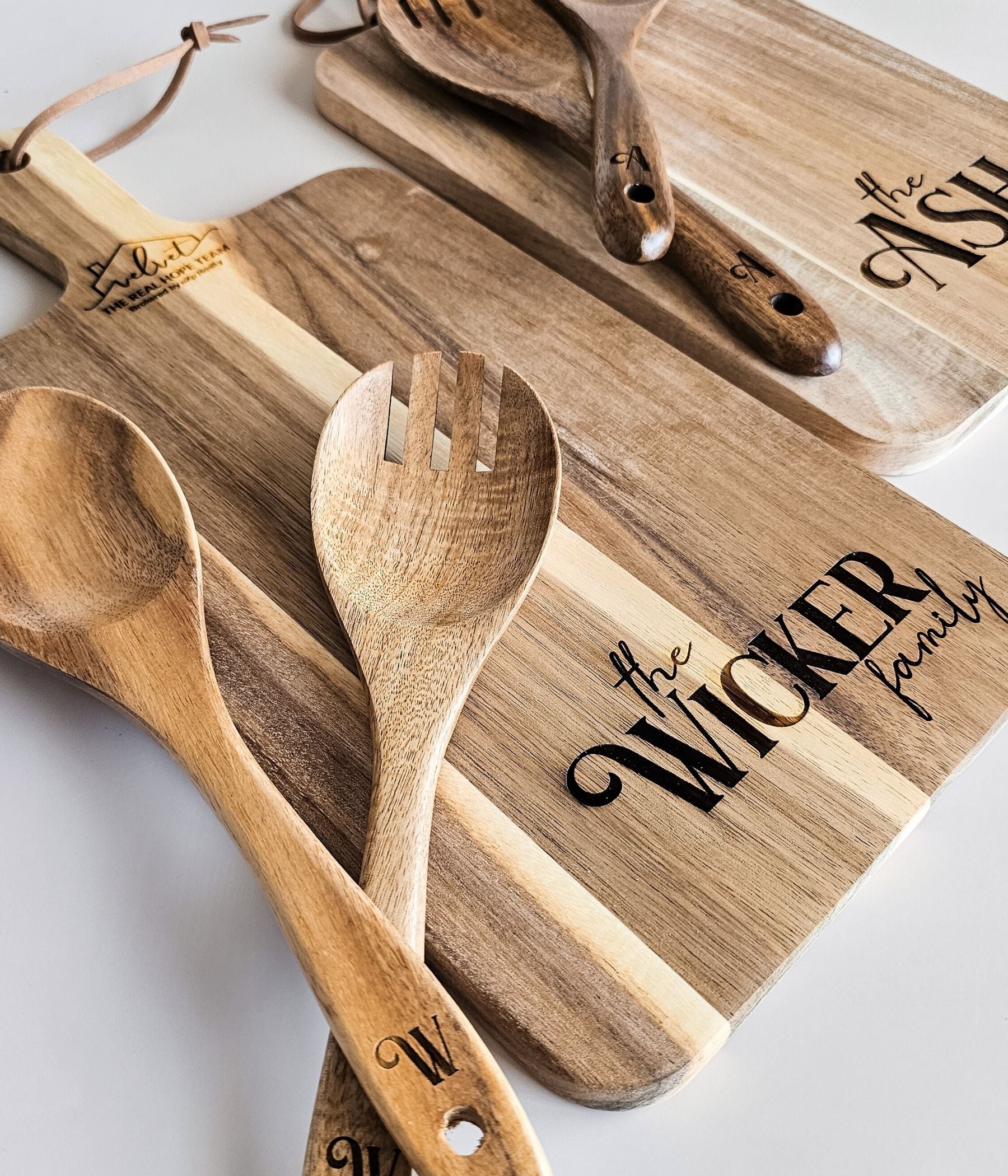 Personalized Housewarming Cutting Board Gift Set