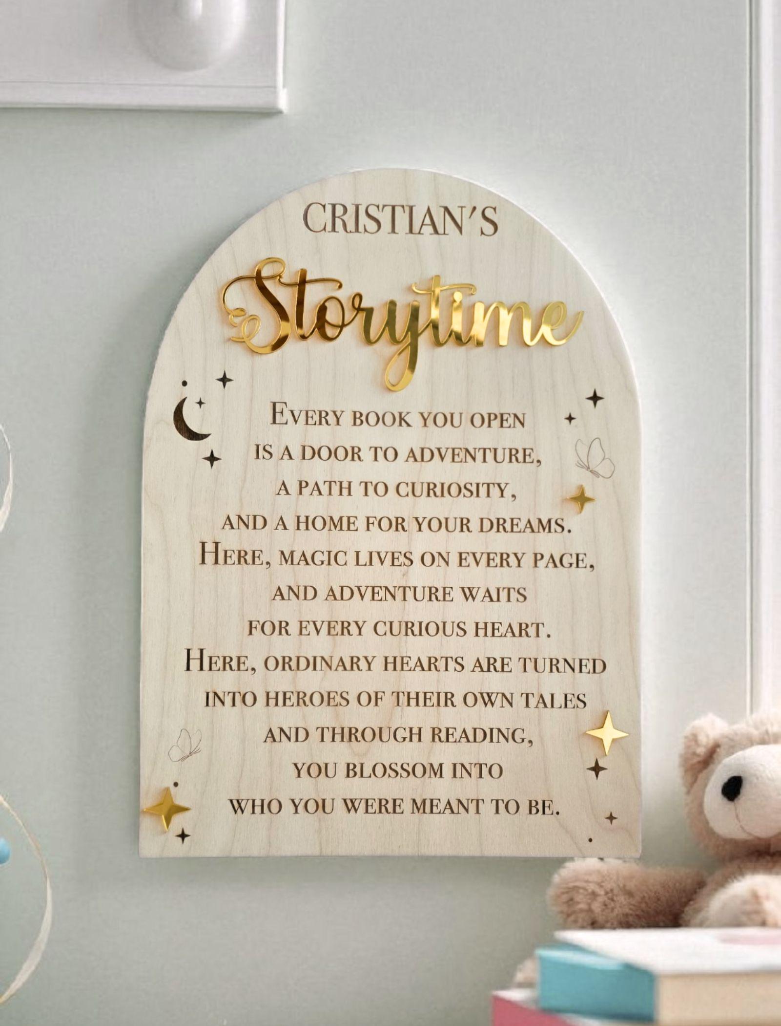 Storytime Arch Wall Sign