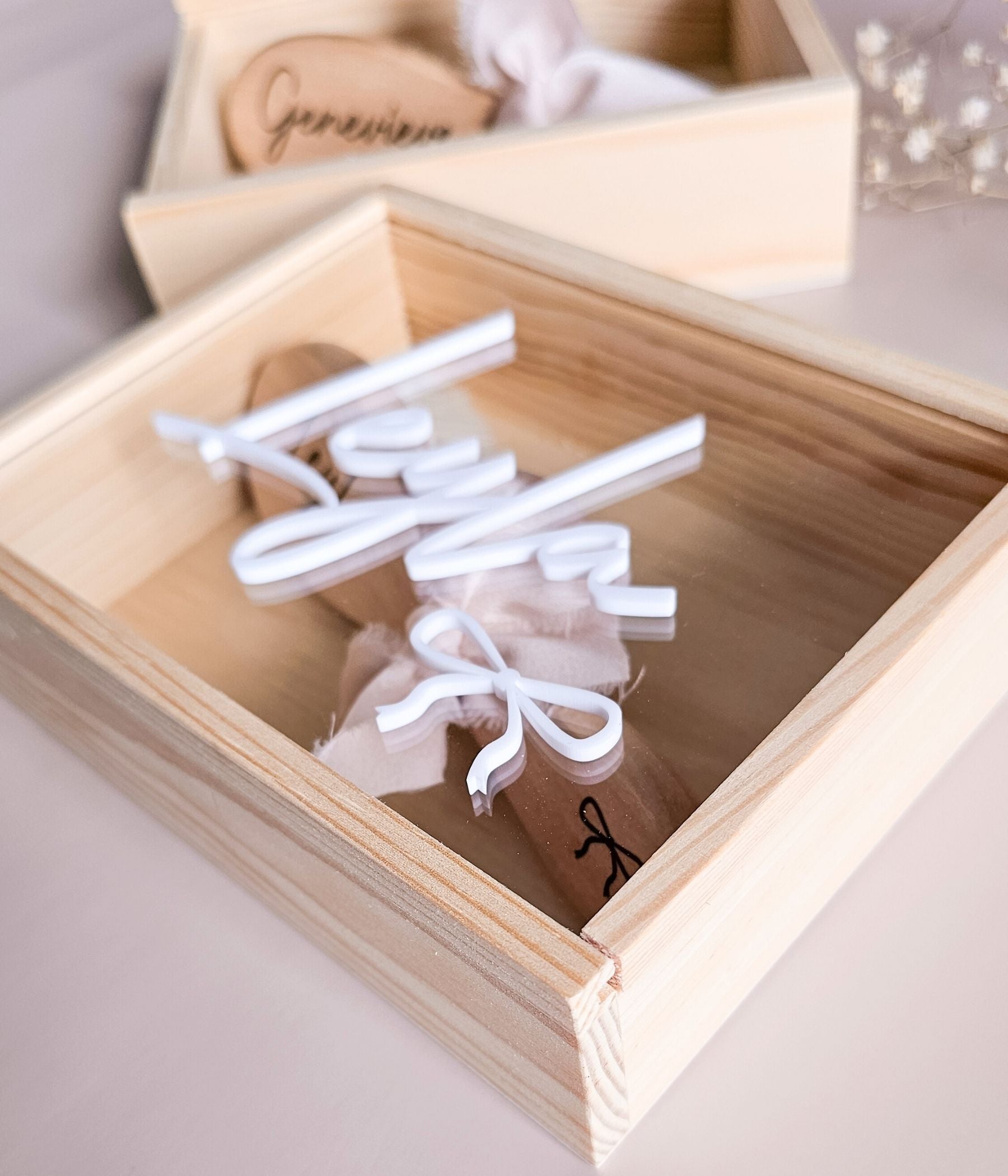 Wooden Baby Keepsake Set