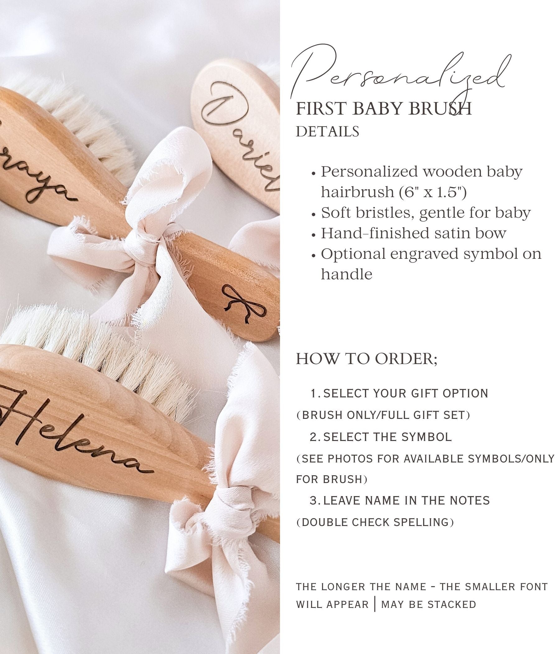 Wooden Baby Keepsake Set