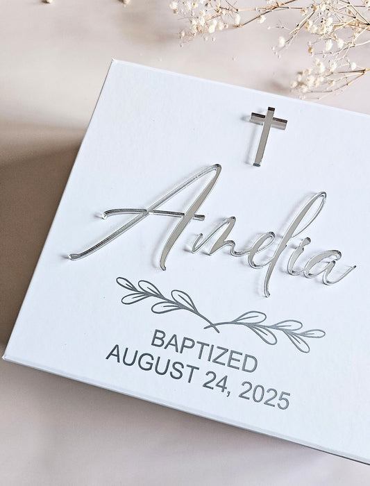 Custom Christening Box