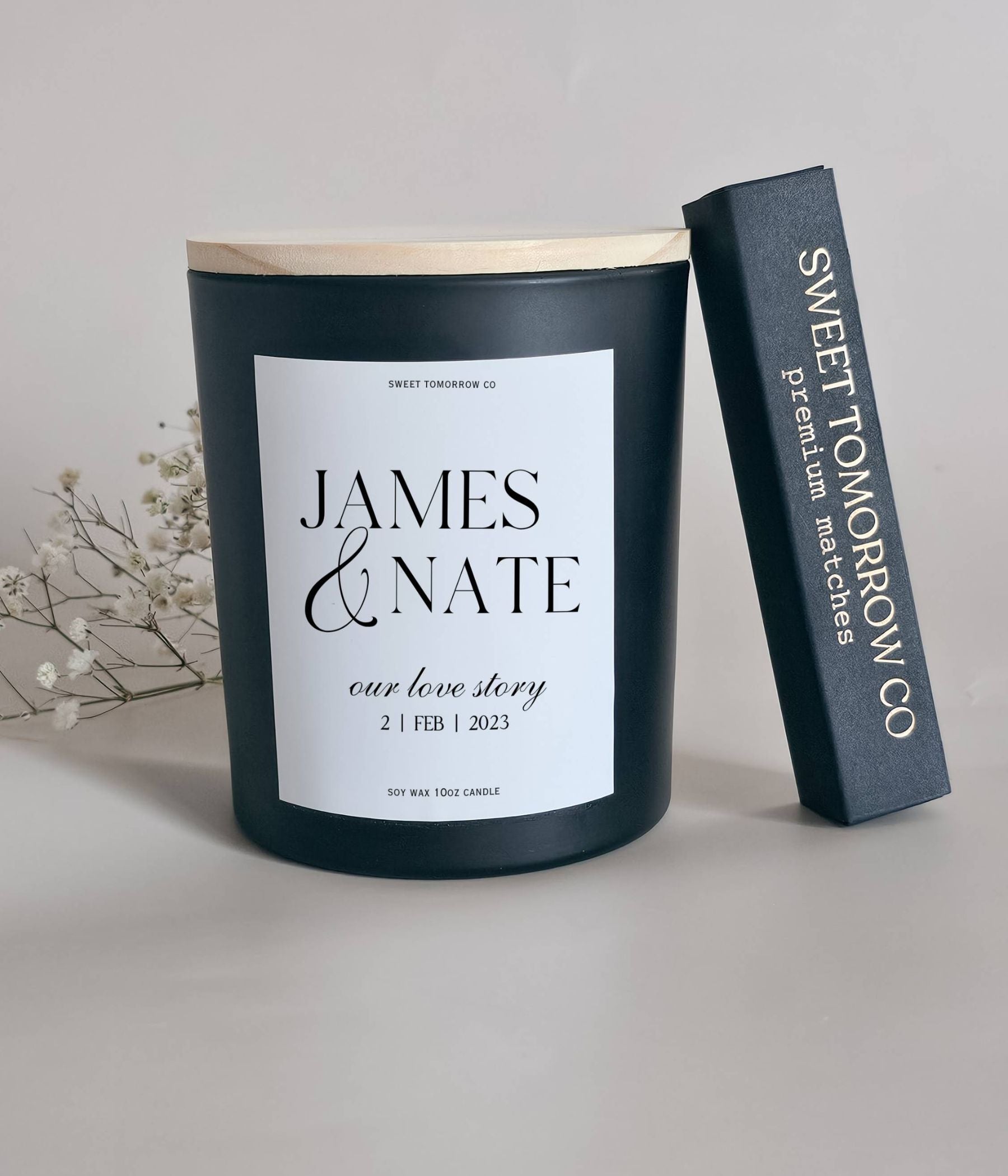 Newlywed Memory Candle Gift Box